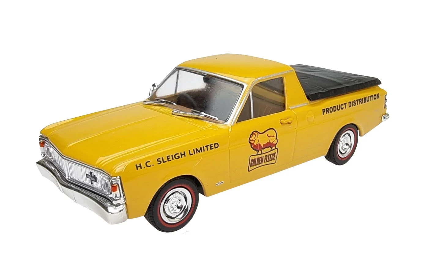 1971 Ford XY Ute 1:43 Diecast – Golden Fleece Livery by DDA Collectibles