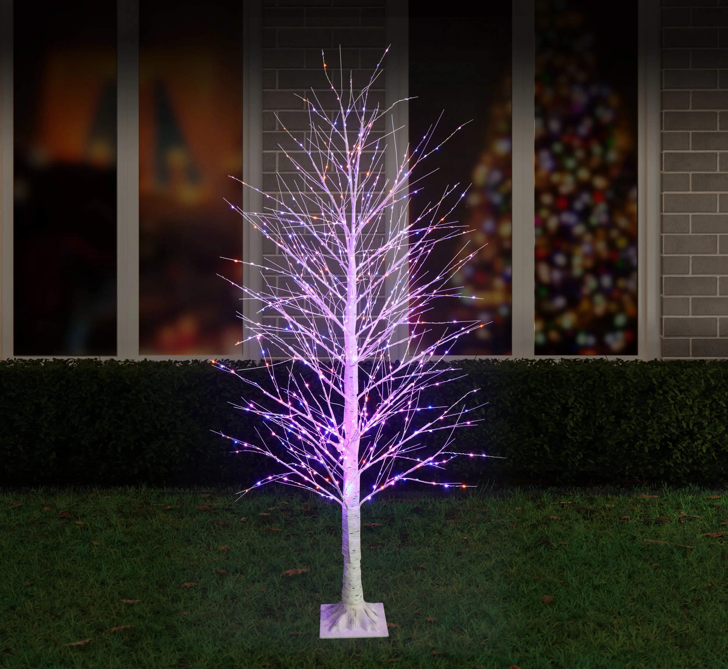 LED Dazzling Birch Tree 180cm Carnival