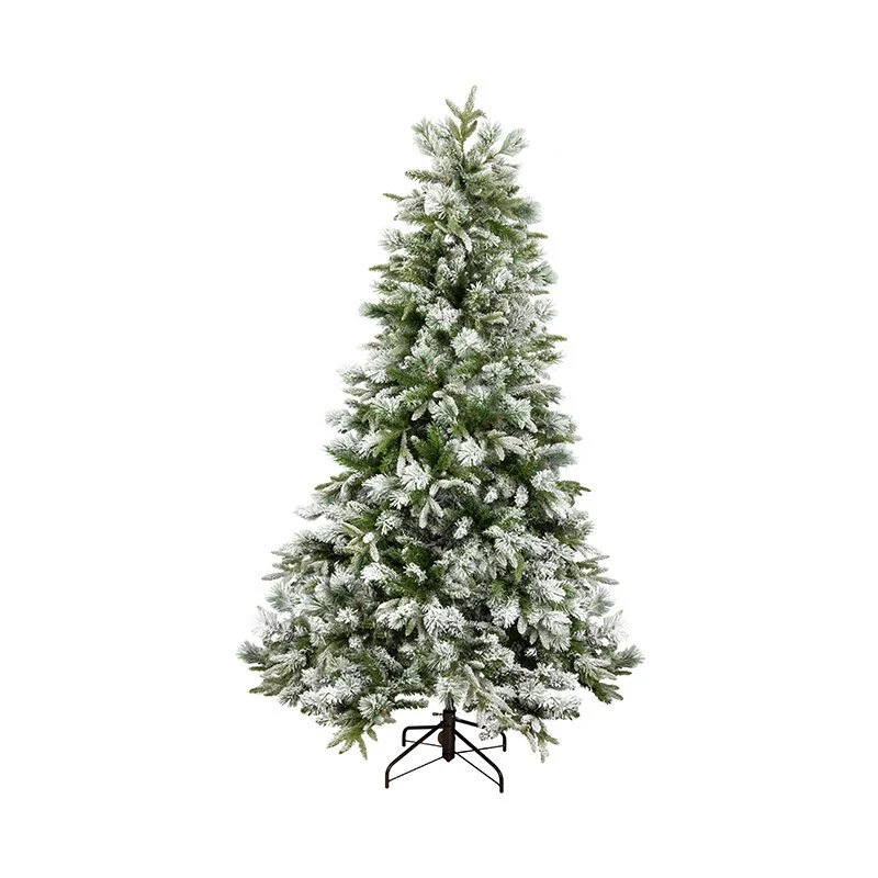 Christmas Tree Flocked Emerald Angel Pine 210 cm (7 ft)