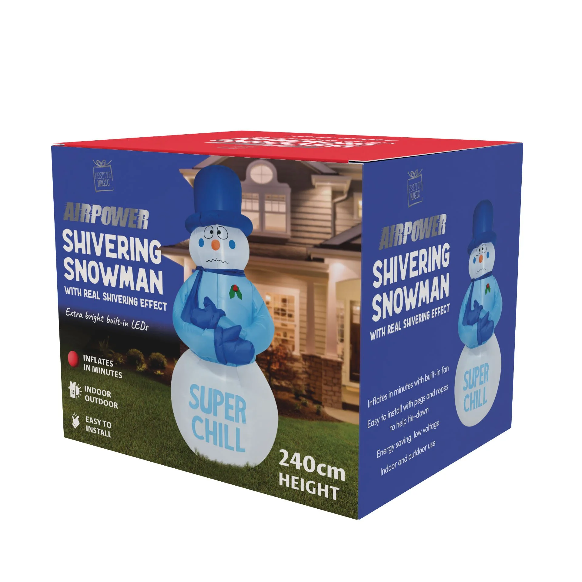 Airpower Shivering Snowman “Super Chill” – 2.4m