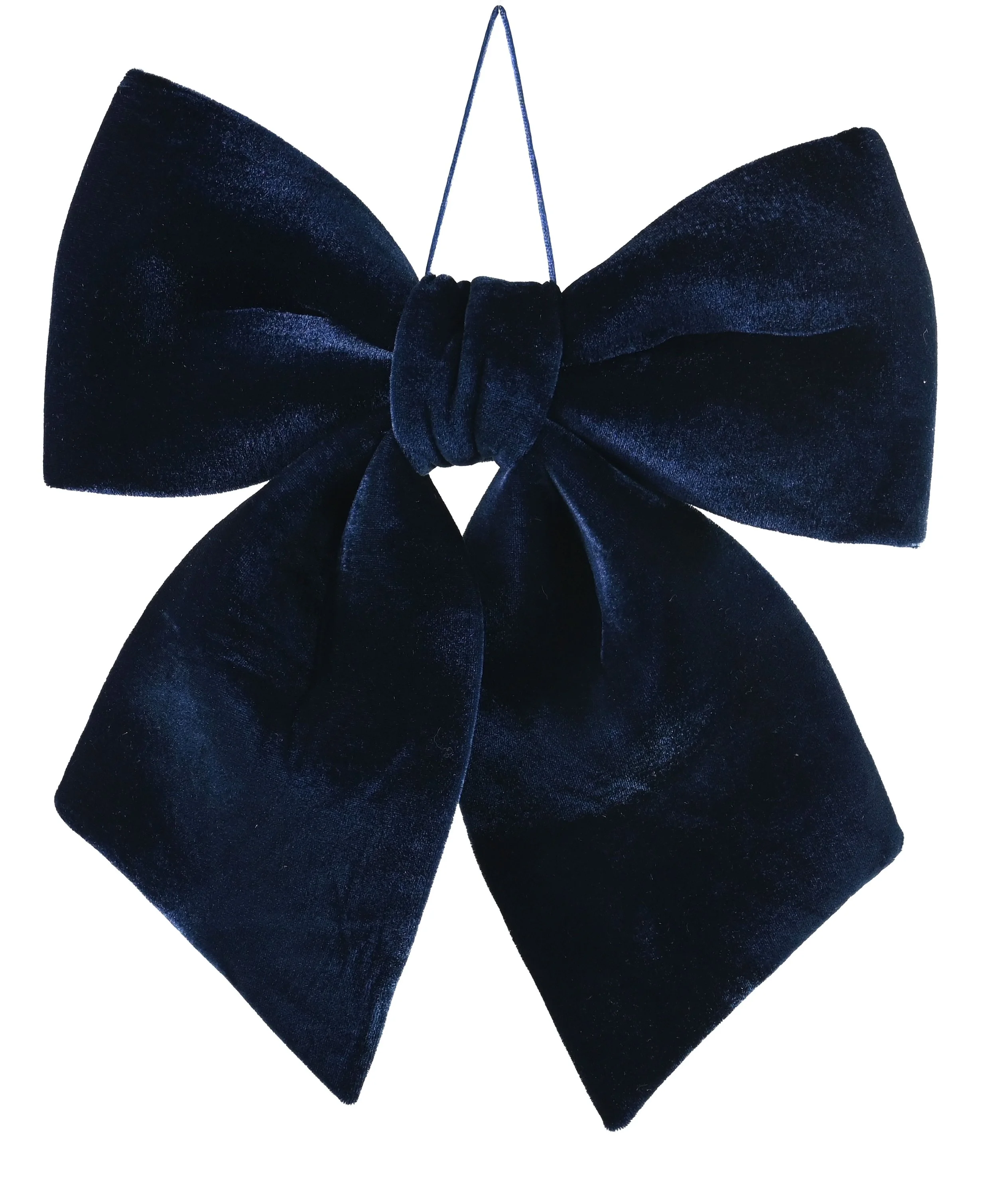 Midnight Velvet Hanging Bow