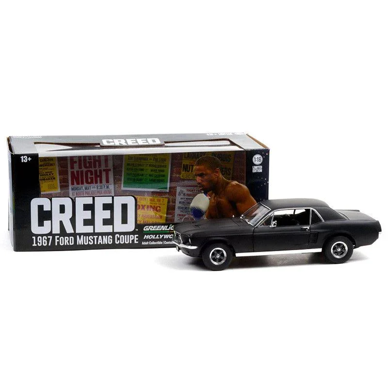 1:18 1967 Ford Mustang – Adonis Creed (2015) Matte Black