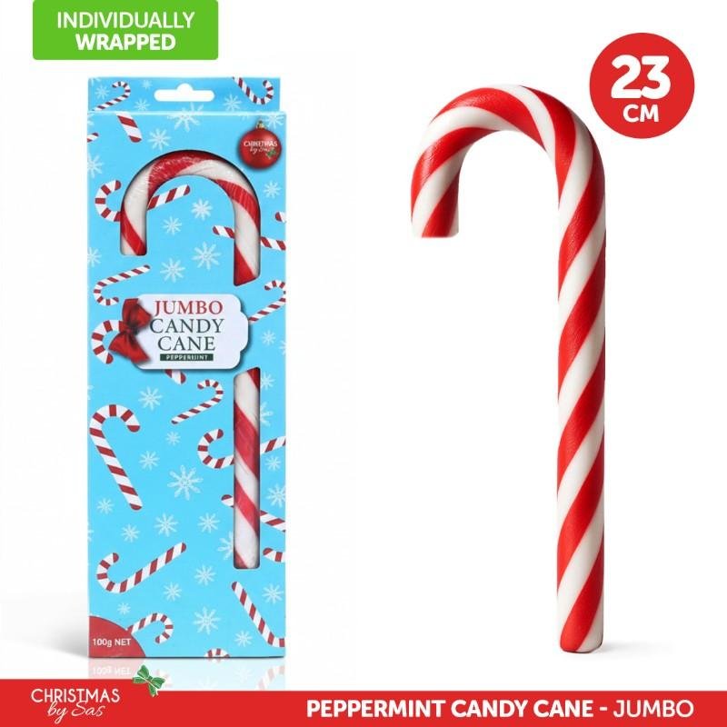 Jumbo Peppermint Candy Cane - 23cm