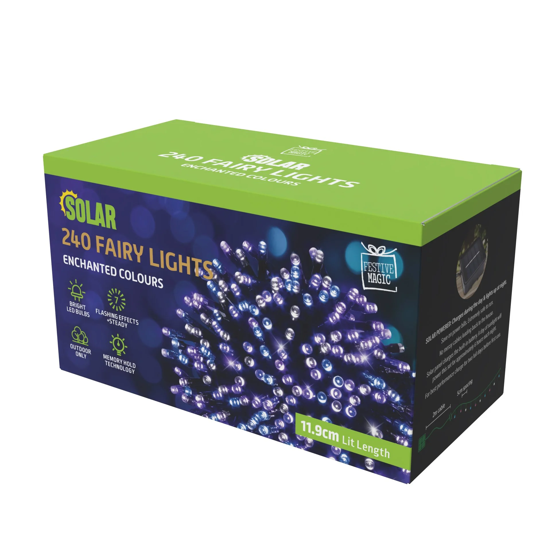 240 LED Solar Fairy Lights – Enchanted
