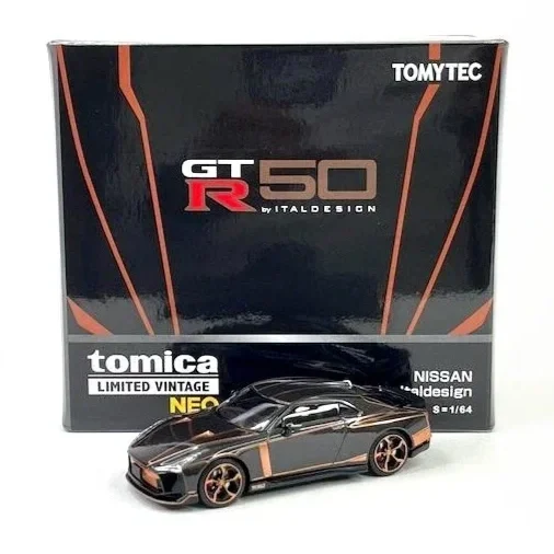 Tomica Nissan GT-R50 by Italdesign Grey Metallic – 1:64 Diecast Model