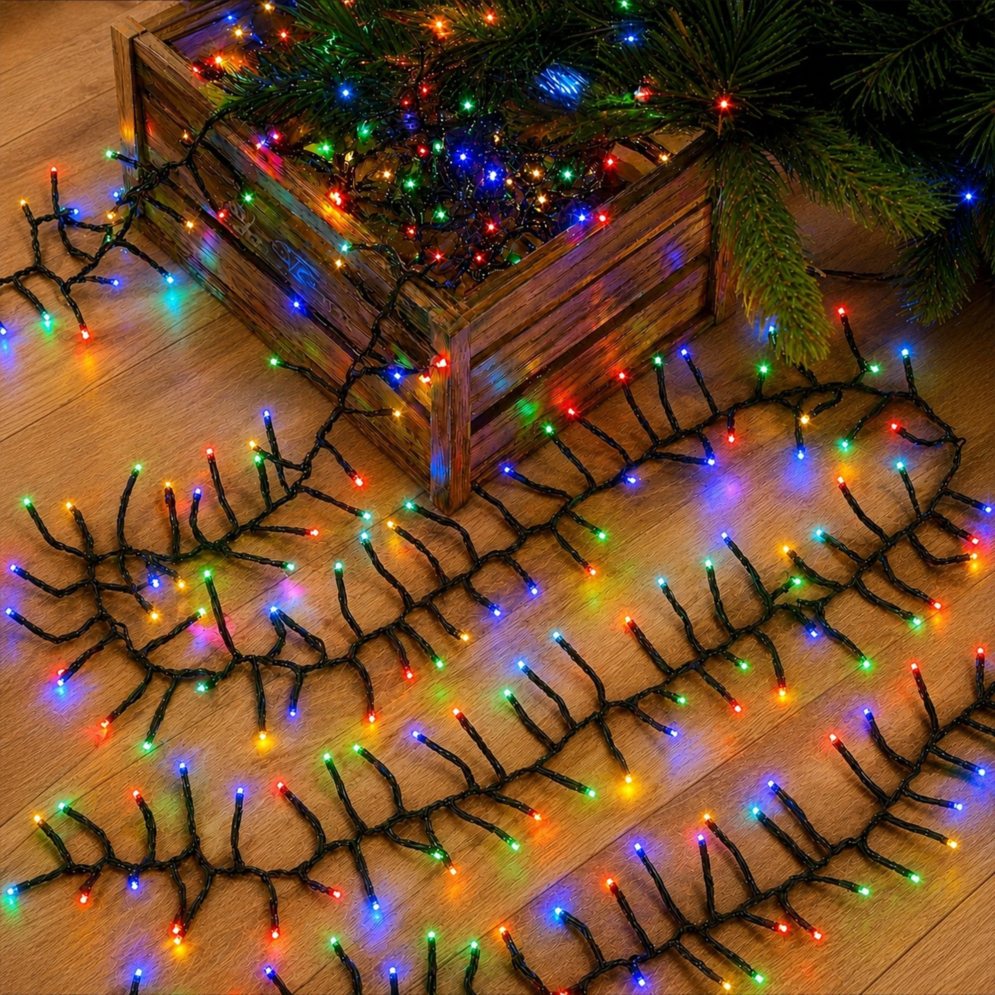 3000 LED Connectable Cluster Lights – Multicolour