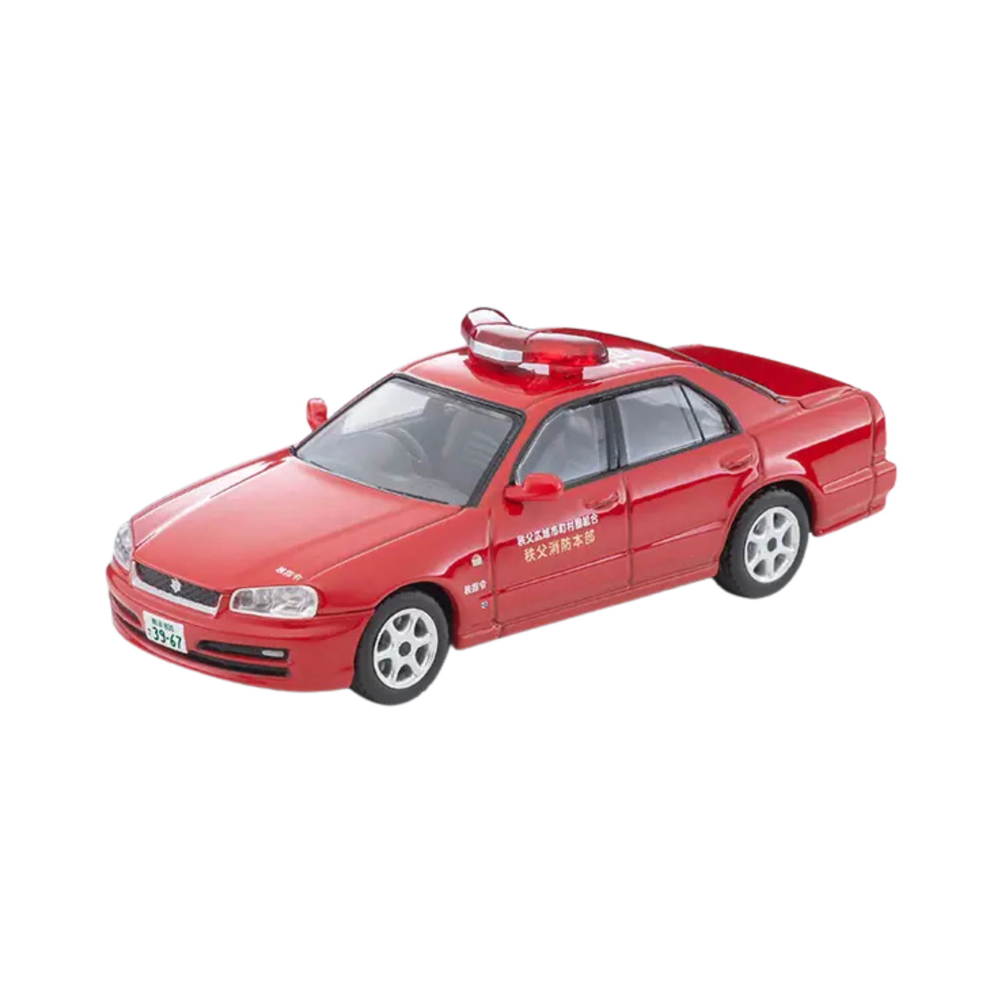 Tomica Nissan Skyline 4-Door Sports Sedan GT Fire Chief – 1:64 Diecast Model