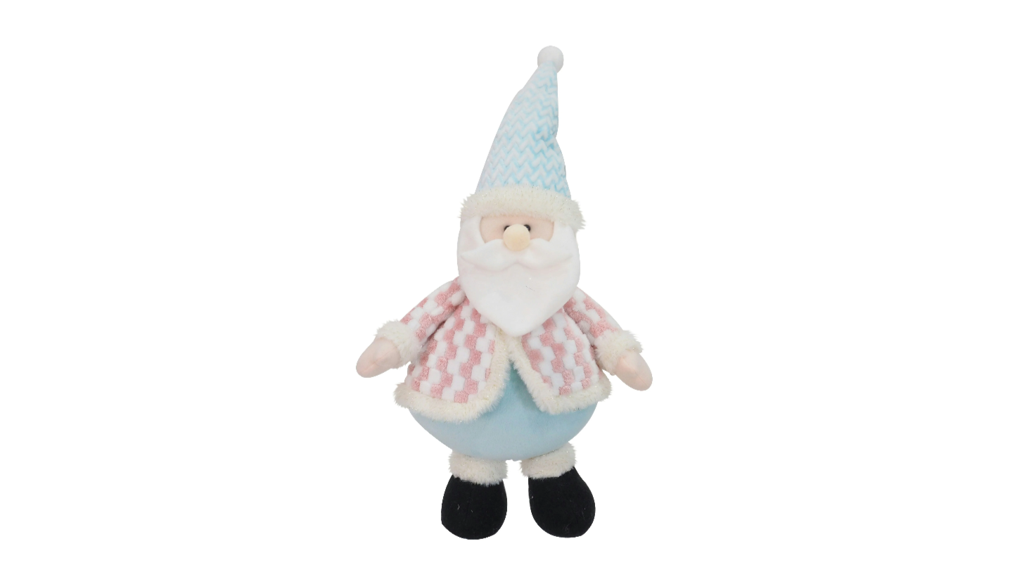 Pastel Standing Santa Figurine - 65cm