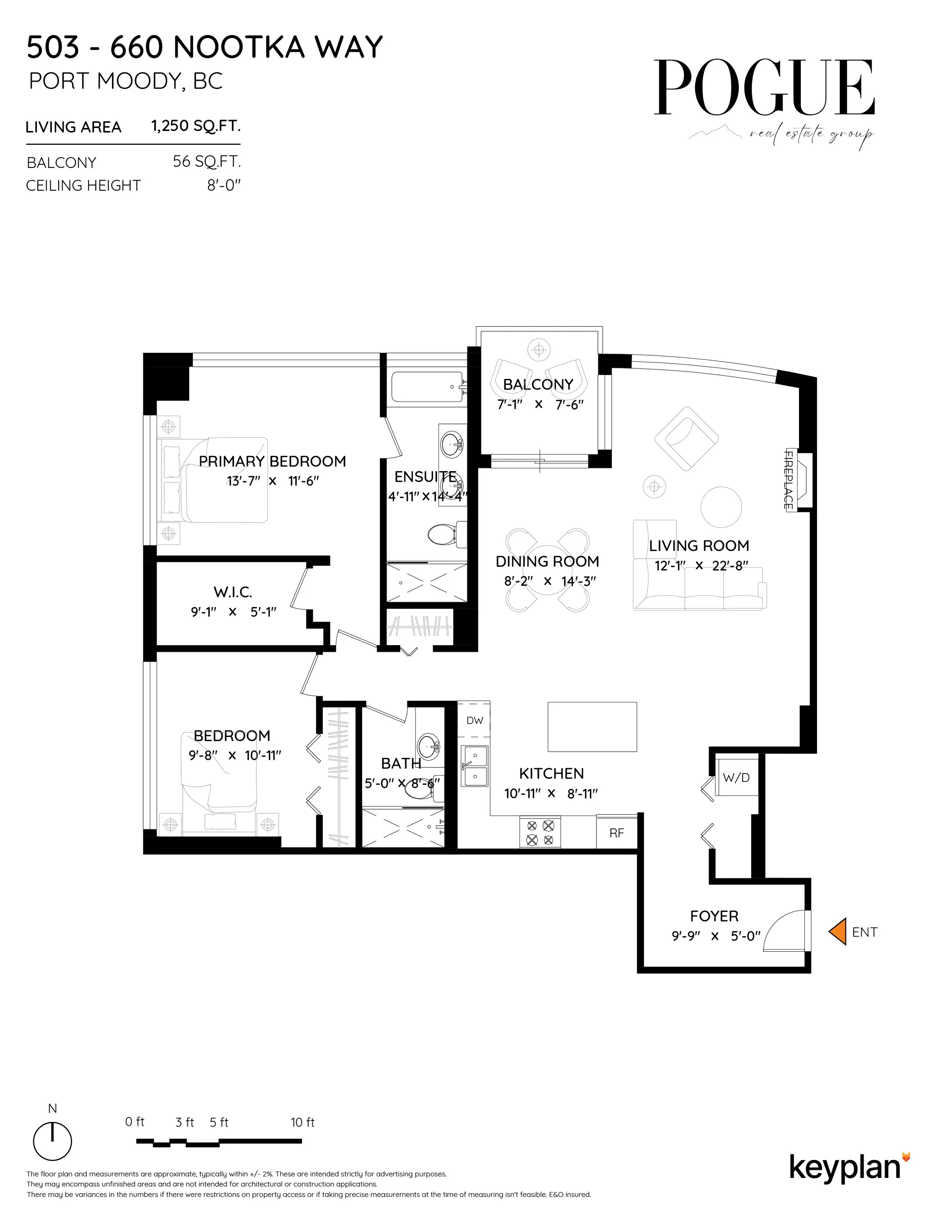 503 660 Nootka Way Klahanie Port Moody Carolyn Pogue Port Moody Real Estate Agent Floor Plan