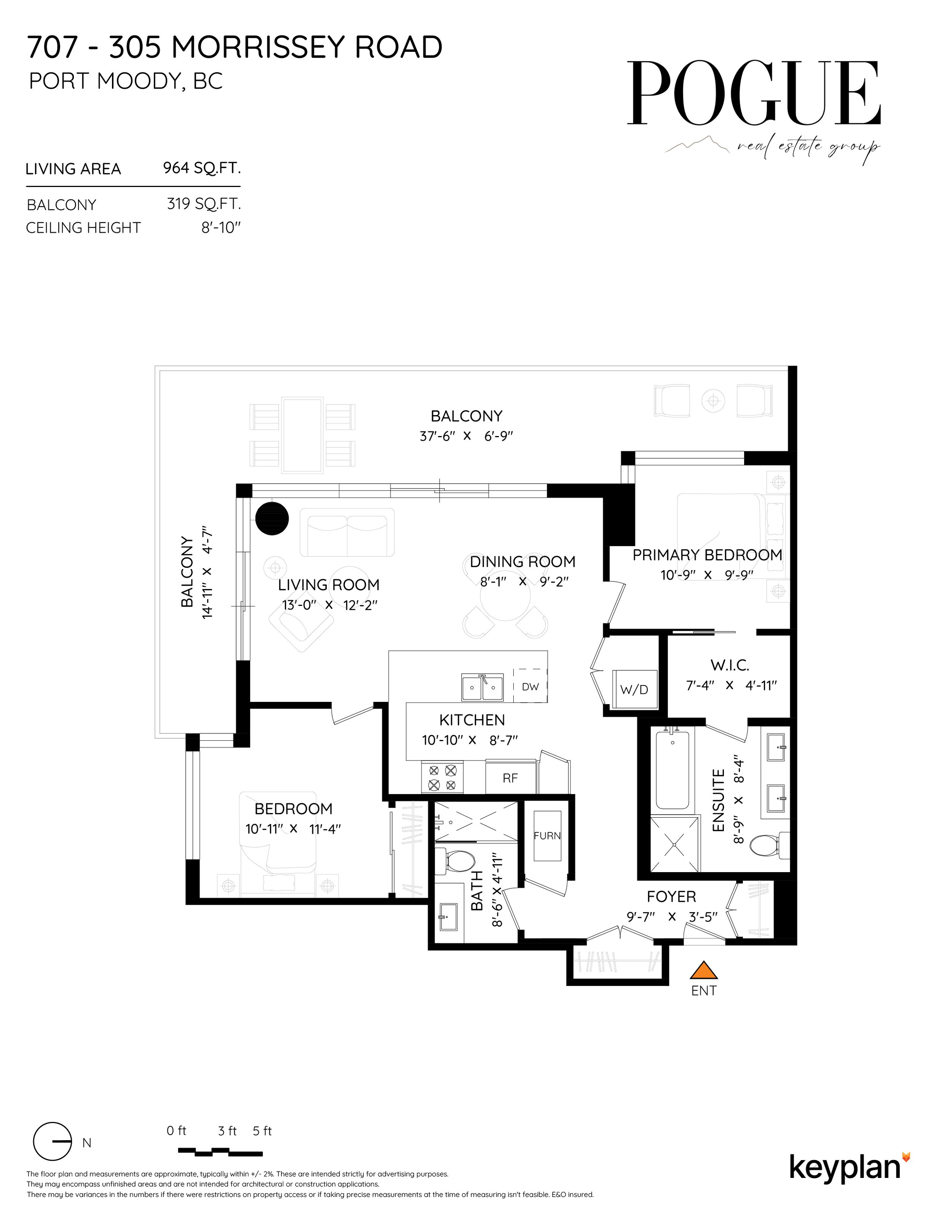 707 305 Morrissey Road Port Moody Floor Plan Carolyn Pogue Port Moody Real Estate Agent