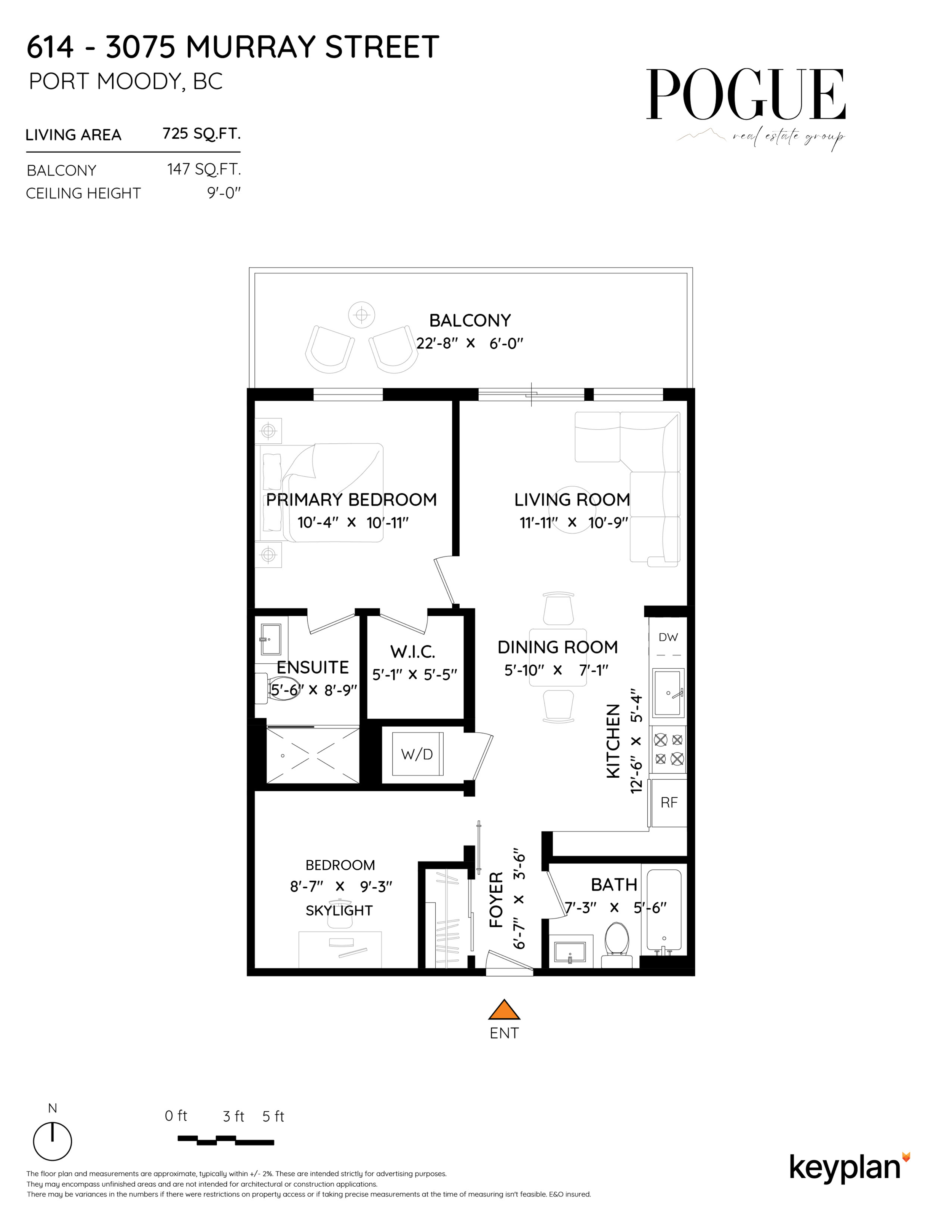 614 3075 Murray Street Port Moody Floor Plan Carolyn Pogue Port Moody Real Estate Agent