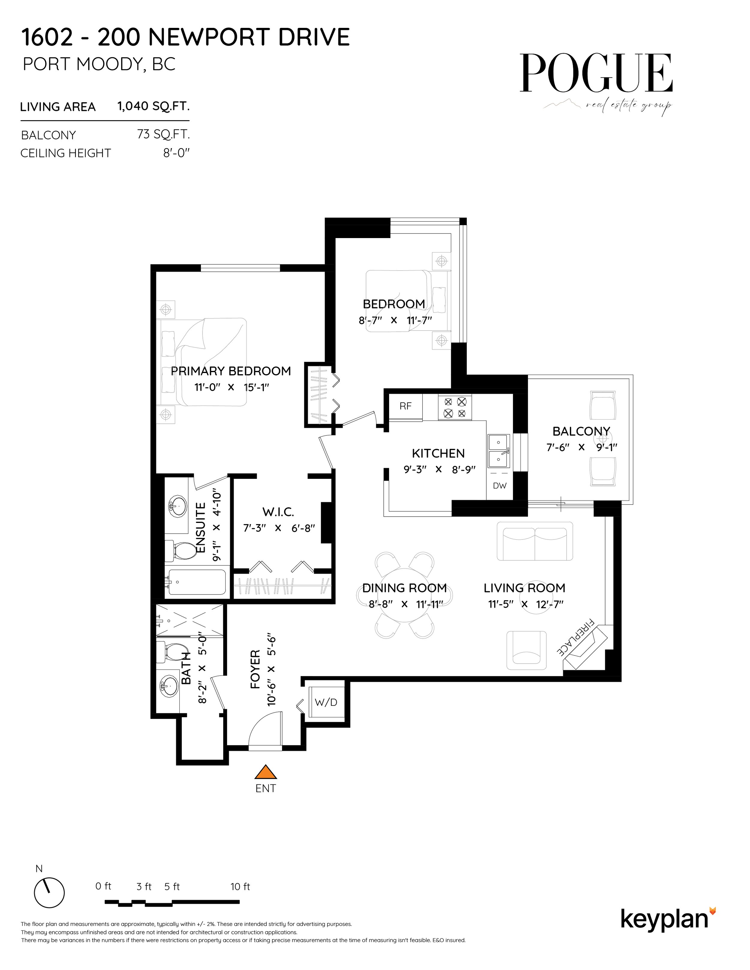 1602 200 Newport Drive Port Moody Carolyn Pogue Port Moody Realtor Floor Plan