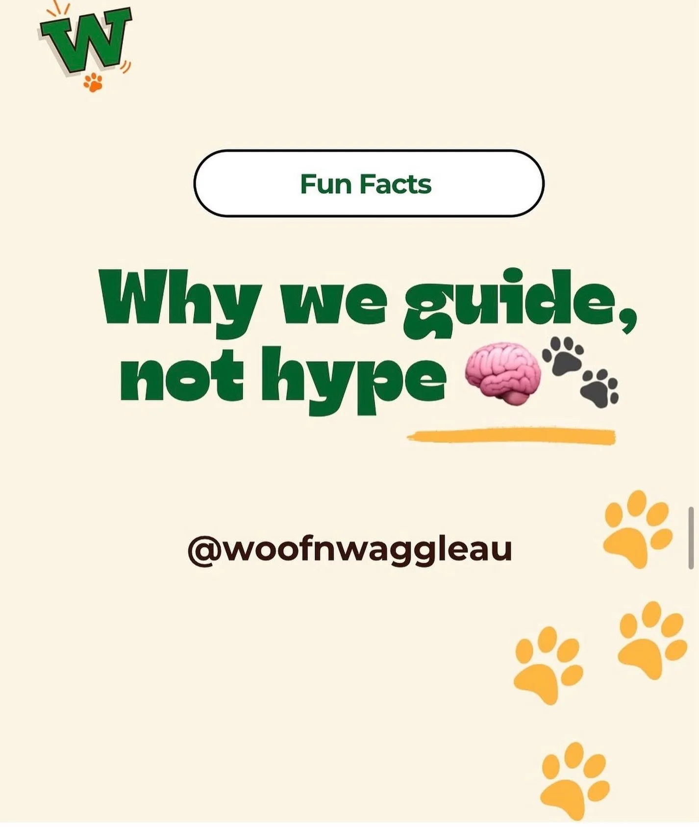 Over-excitement isn&rsquo;t happiness. It&rsquo;s dysregulation. 🫢

At Woof n&rsquo; Waggle, we&rsquo;re here to build calm, confident dogs 💚🐾

Because when everything is loud, fast, and over-excited&hellip;dogs don&rsquo;t learn, they just react.