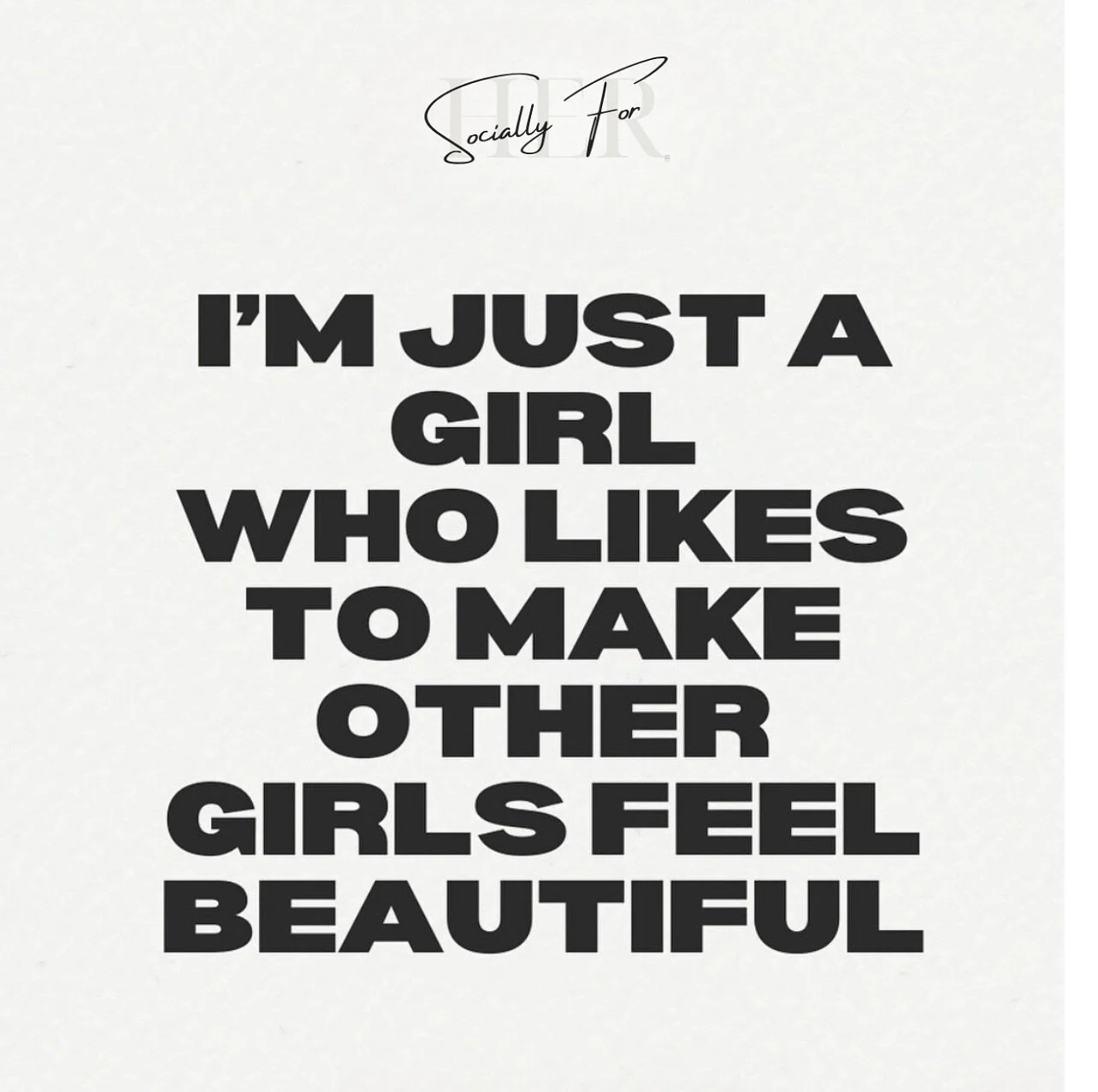 I&rsquo;m just a 𝘨𝘪𝘳𝘭&rsquo;𝘴 𝐆𝐈𝐑𝐋 who loves lifting others up and making them feel beautiful! Whether it&rsquo;s in business, life, or style, we&rsquo;re here to celebrate each 𝐇𝐄𝐑. 𝘛𝘈𝘎 a fellow #GirlBoss who always brings beauty and 