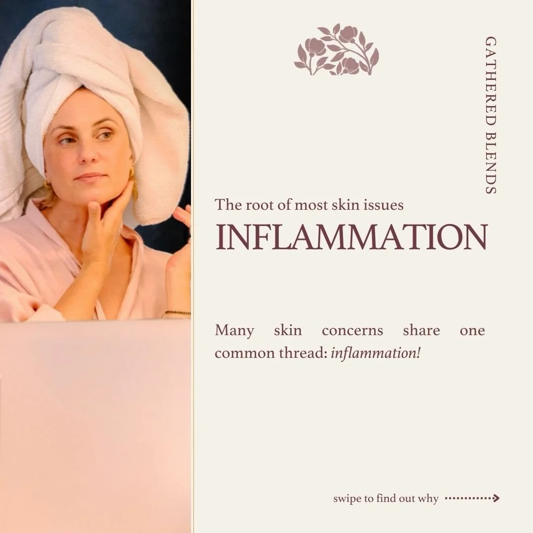Many common skin concerns share the same underlying factor: inflammation.
&nbsp;
Breakouts, redness, sensitivity and dehydration can all be influenced by the skin&rsquo;s inflammatory response.

Stress, hormonal changes, environmental exposure and li