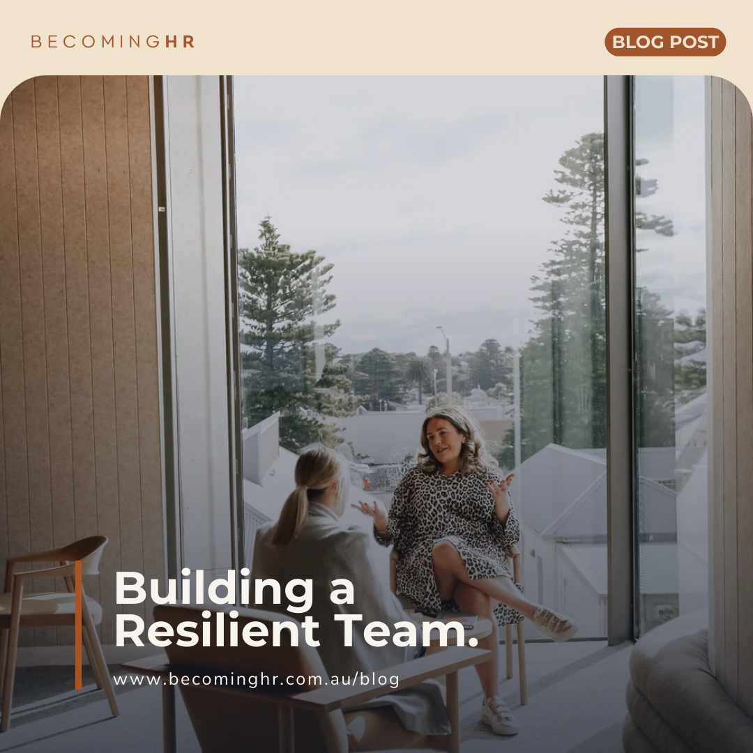 Building a Resilient Team.