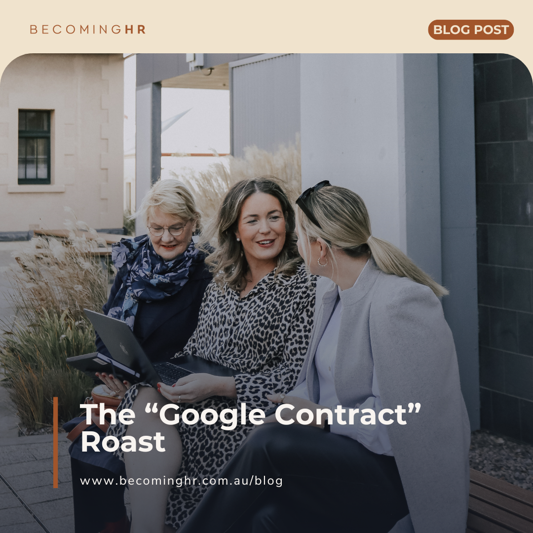 The “Google Contract” Roast