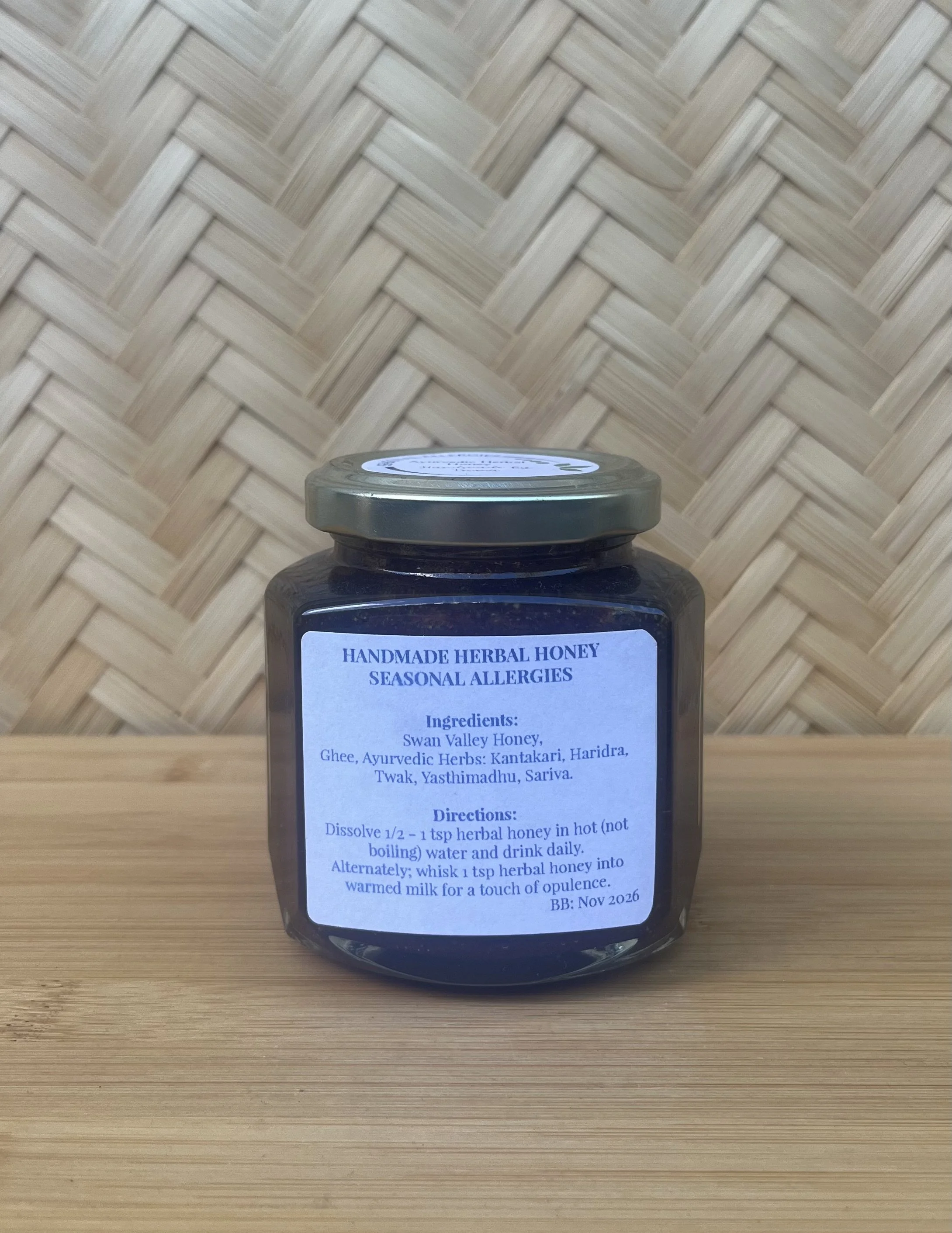 Herbal Honey - Seasonal Allergies