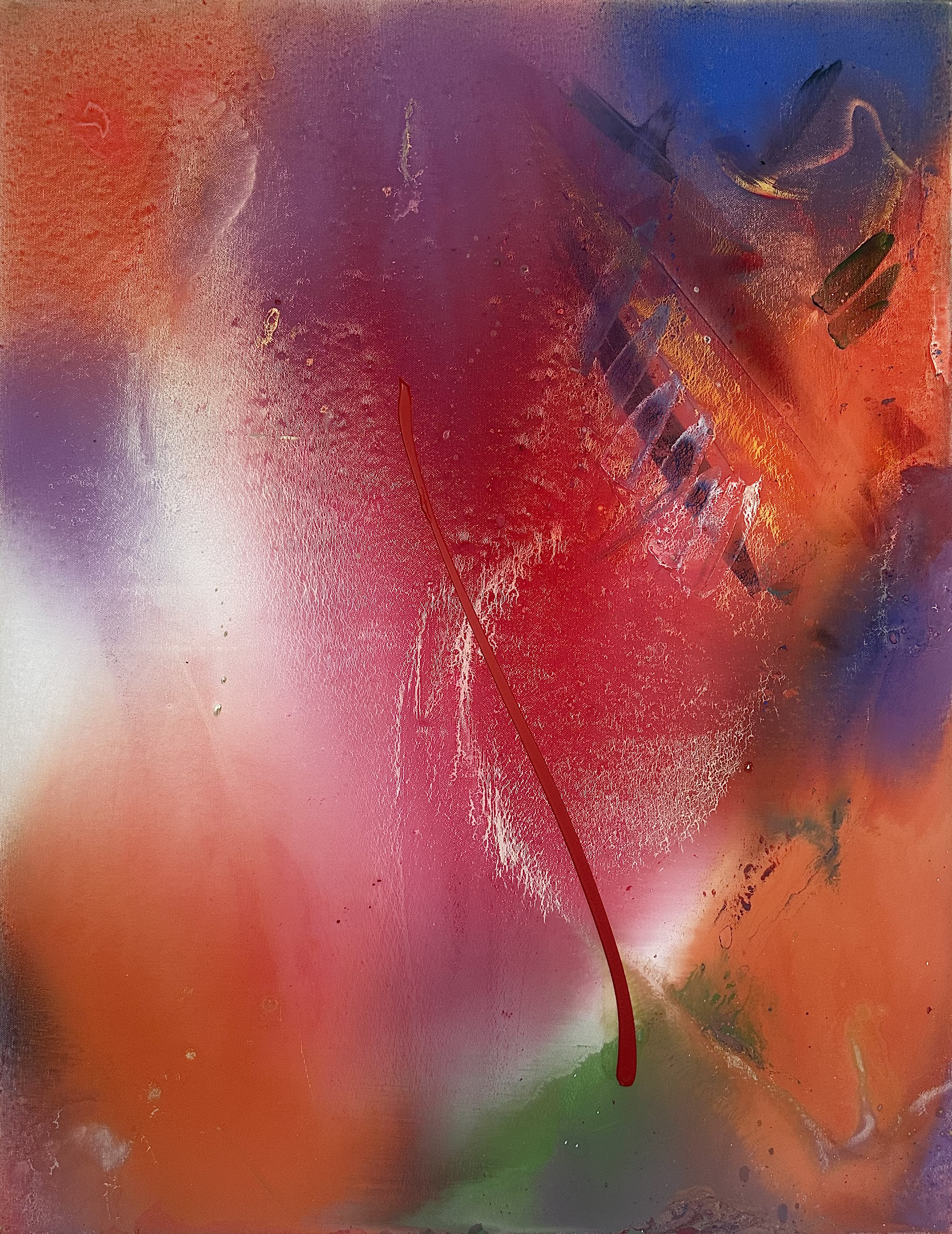 Notes Two / | 2025 | Oil, acrylic on canvas | 90x70cm