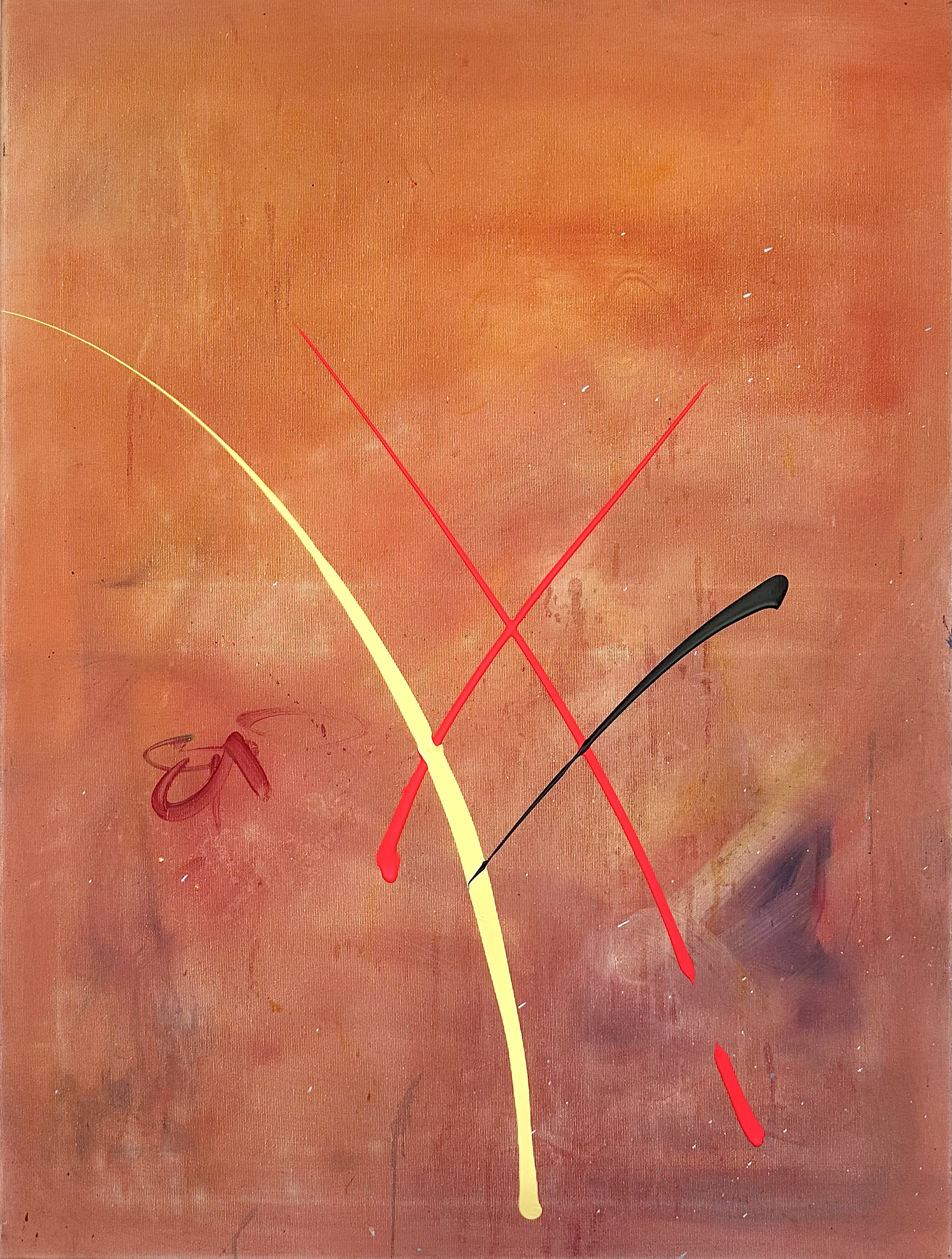 Notes Three / | 2025 | Oil, acrylic on canvas | 80x60cm