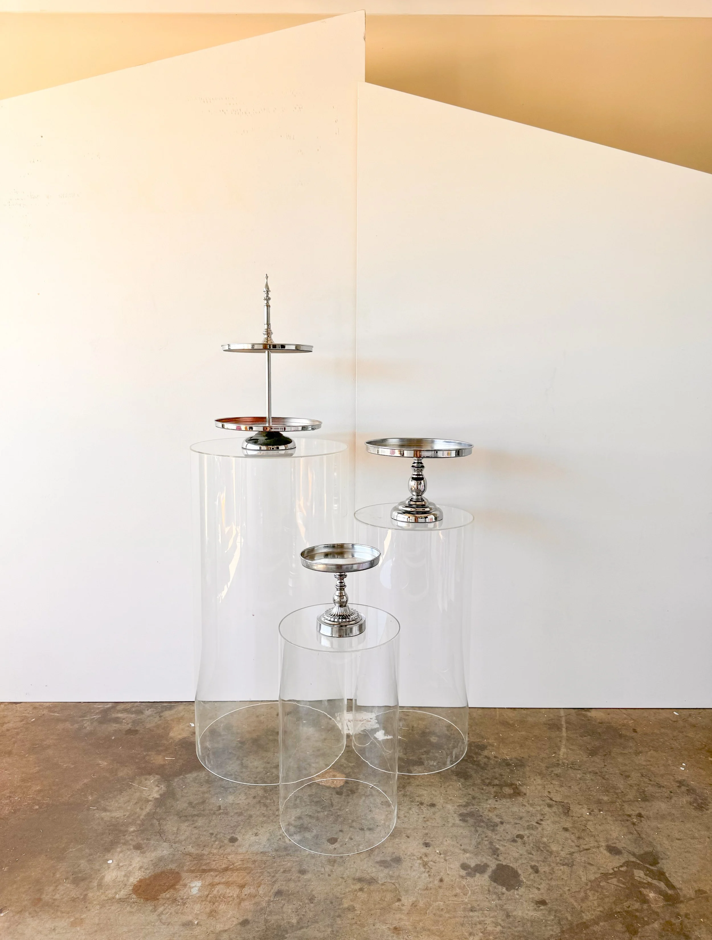Clear Acrylic Plinths