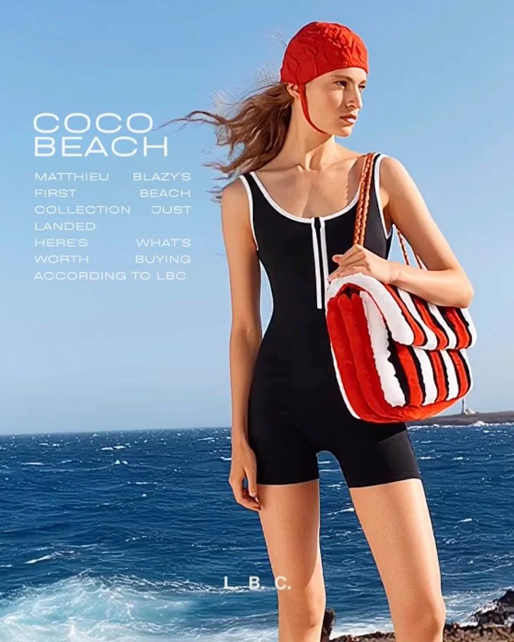 Mathieu Blazy&rsquo;s first beach collection for Chanel.🔥🔥

Coco Beach doesn&rsquo;t do resort the way it used to. This is colour with a point of view. Craft that earns its price. The kind of collection where the pieces you didn&rsquo;t expect will