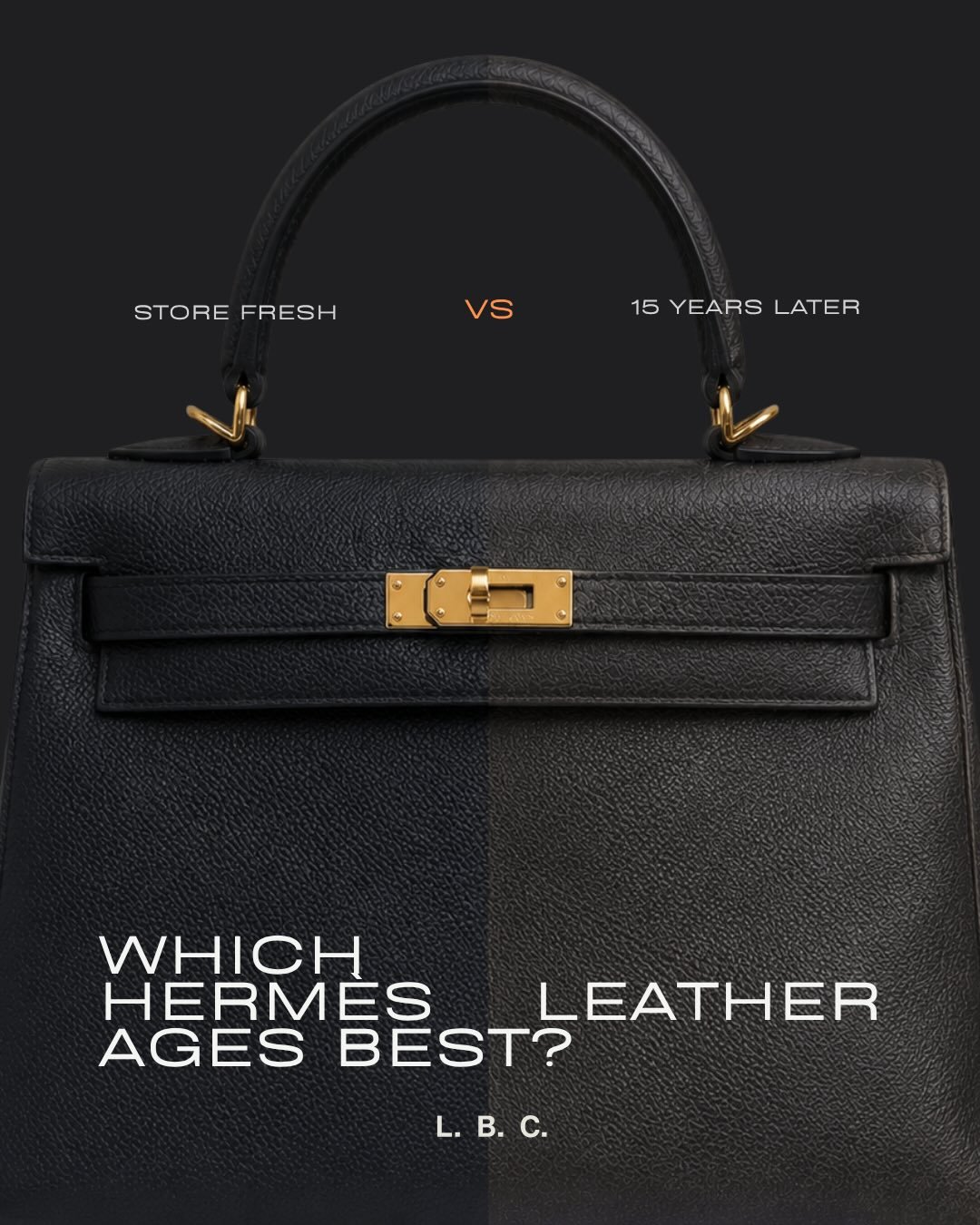Which Herm&egrave;s leather ages most gracefully? 🤔

Just as each Herm&egrave;s leather carries a distinct hand feel, it follows its own ageing trajectory.

A crease on Togo tells a different story from a line on Box, and what some perceive as wear,