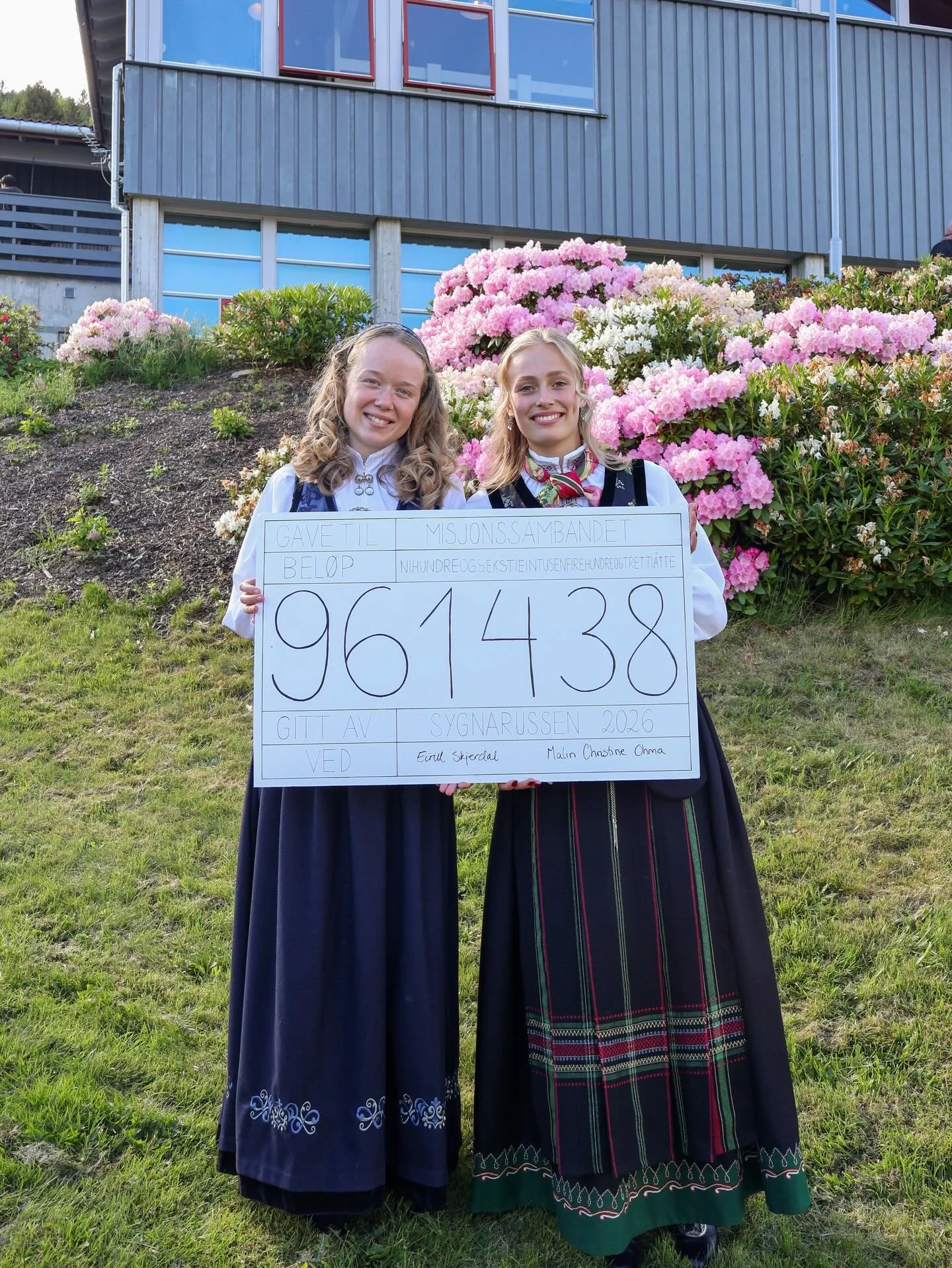 WOW! 961 438 kr til misjonsprosjektet 🇵🇪🇧🇴 Tusen takk til alle som bidro. For et avgangskull og for en festdag! ☀️❤️