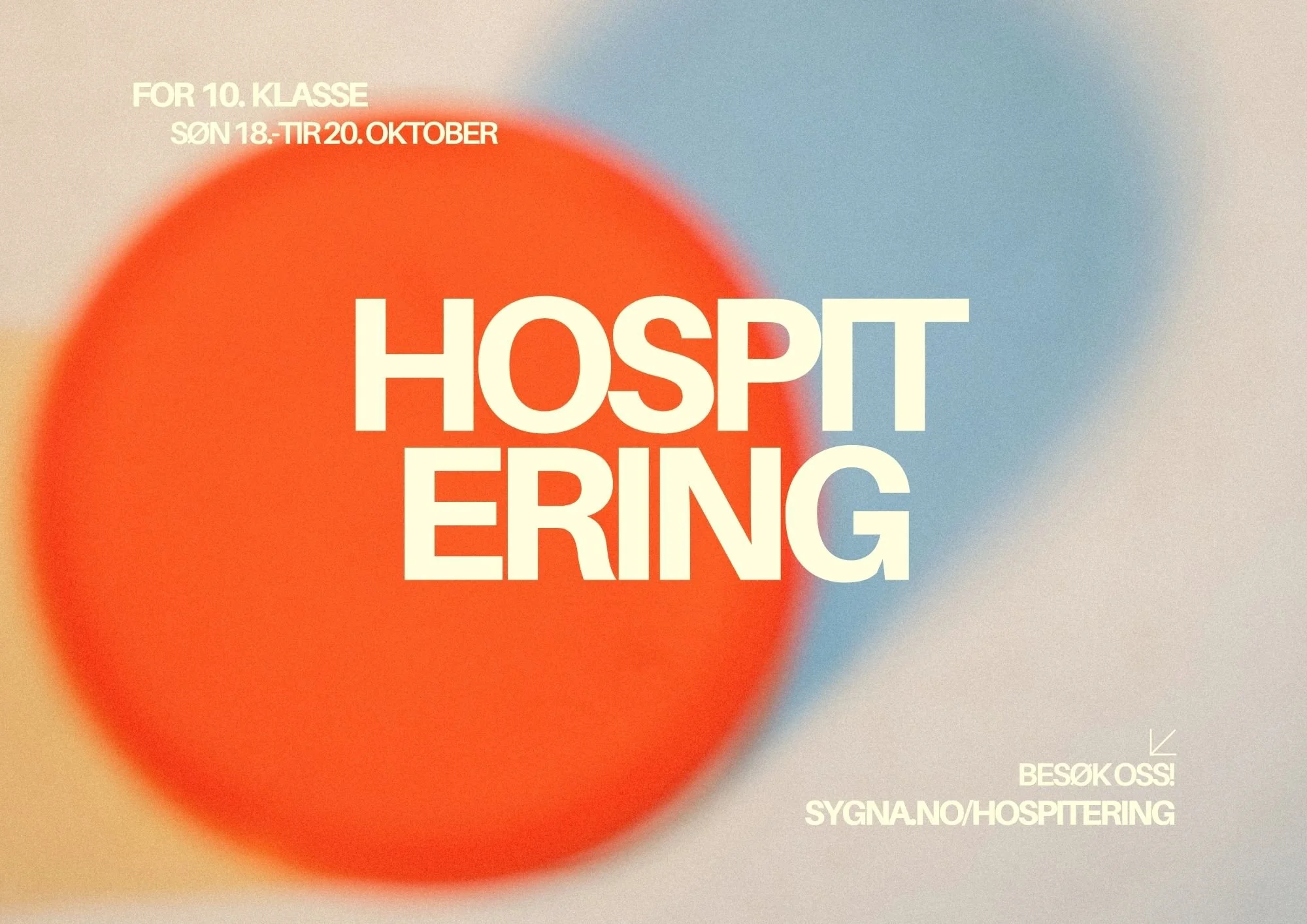Velkommen på hospitering