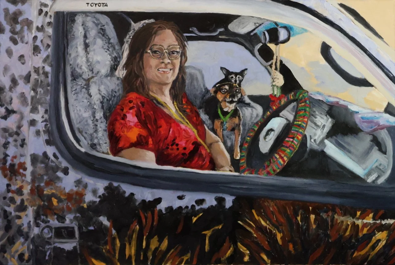 Self-portrait with the teeny tinys