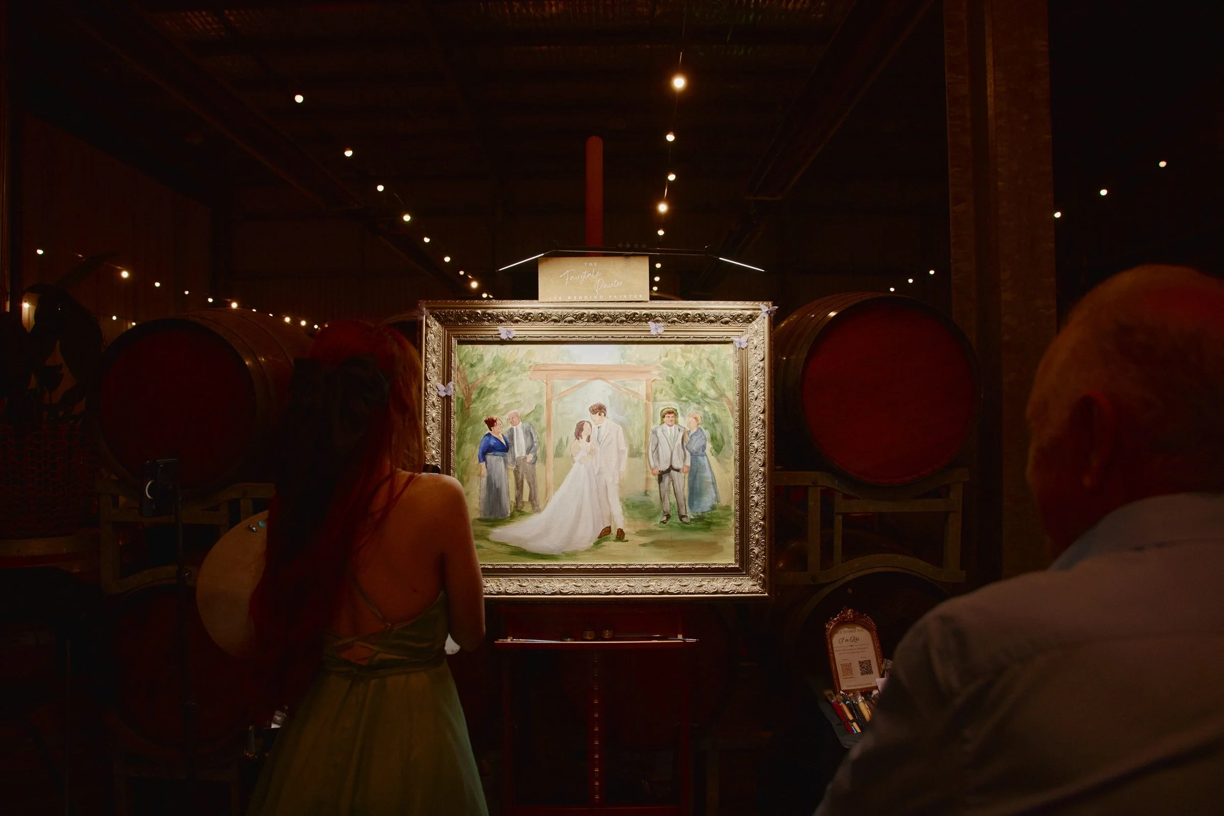 Live Wedding Painting