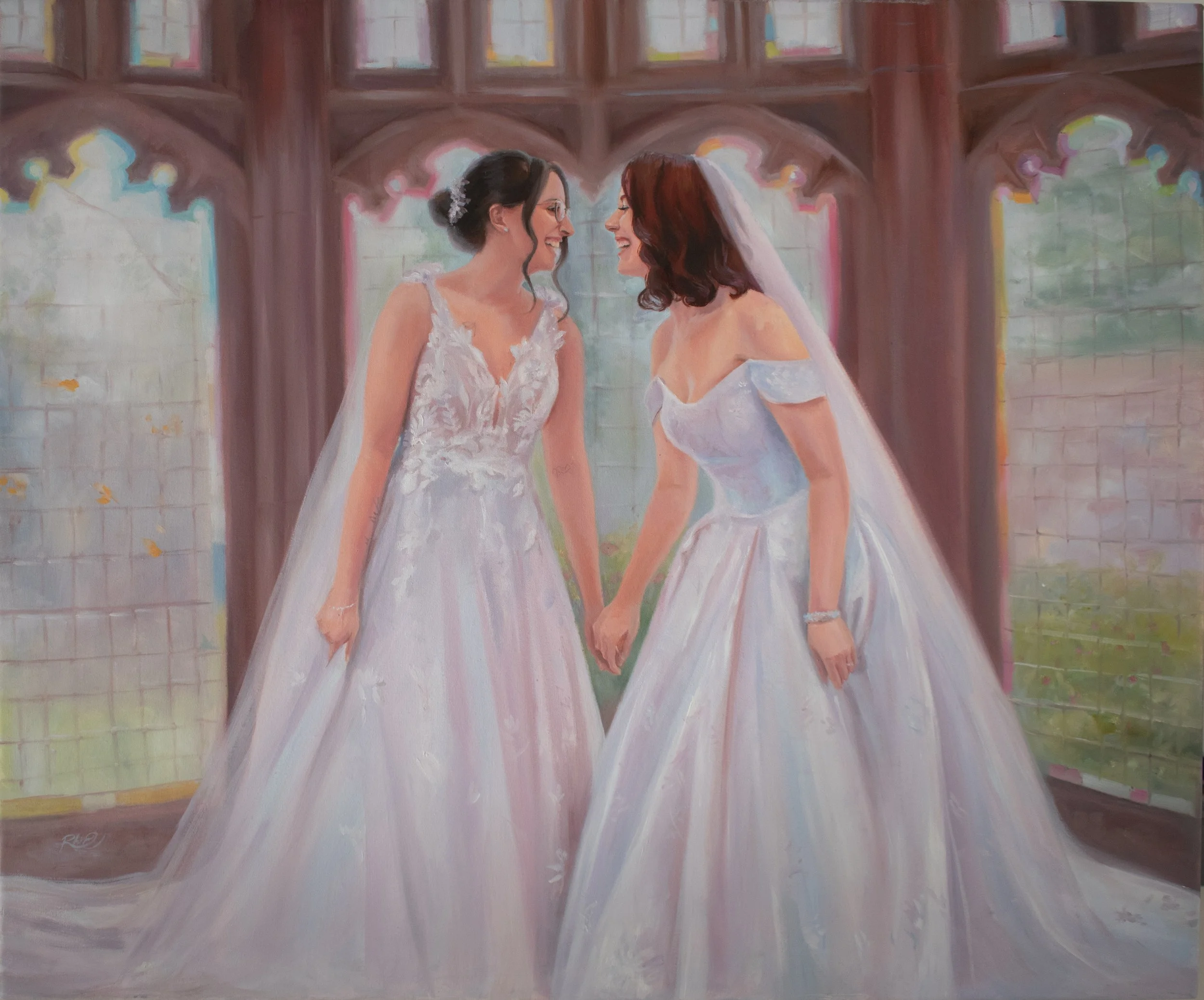Carla & Jess | July 2026 | Montsalvat | Live Wedding Painting