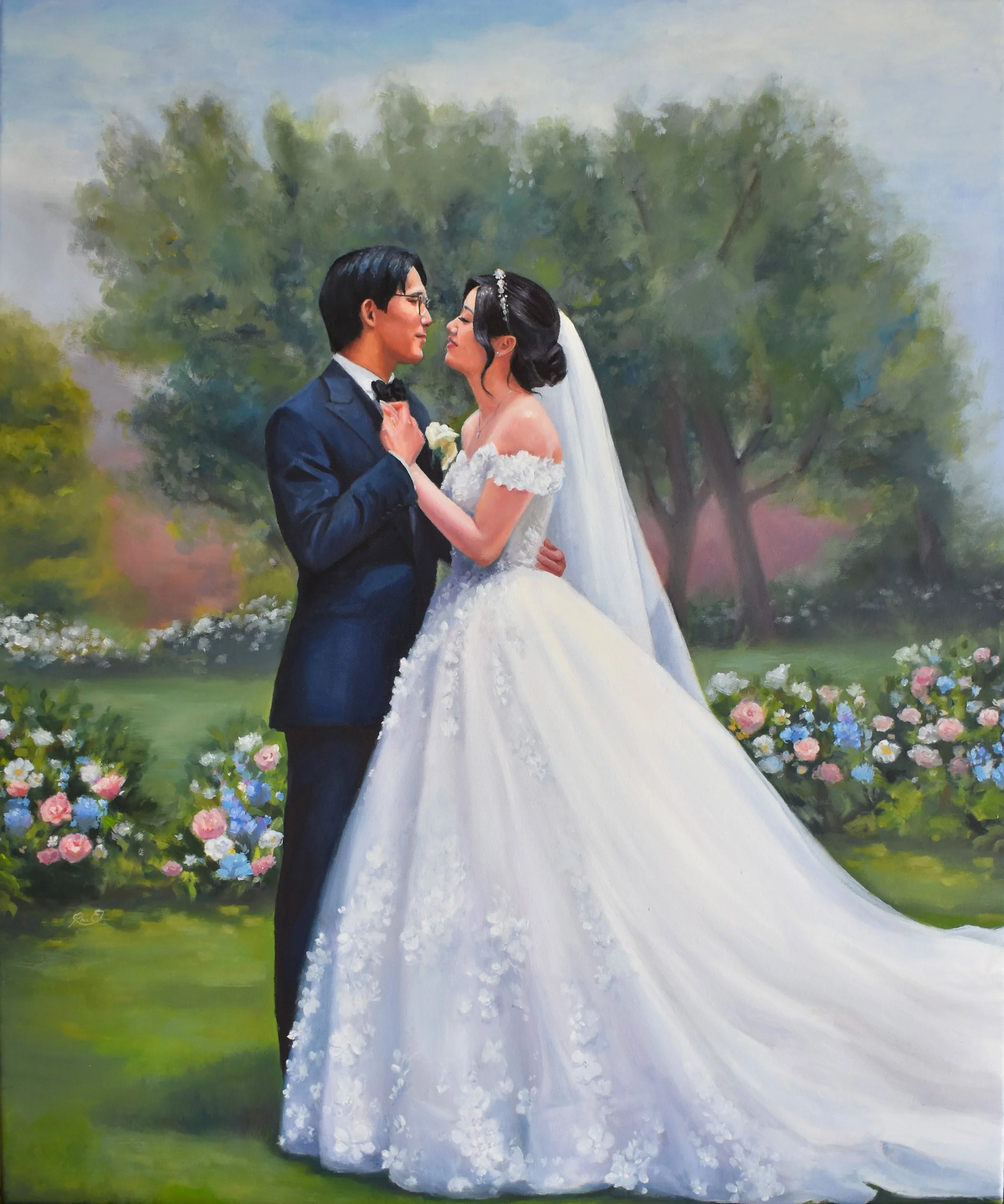Brianna & Yang | Melbourne | November 2025 | Live Wedding Painting