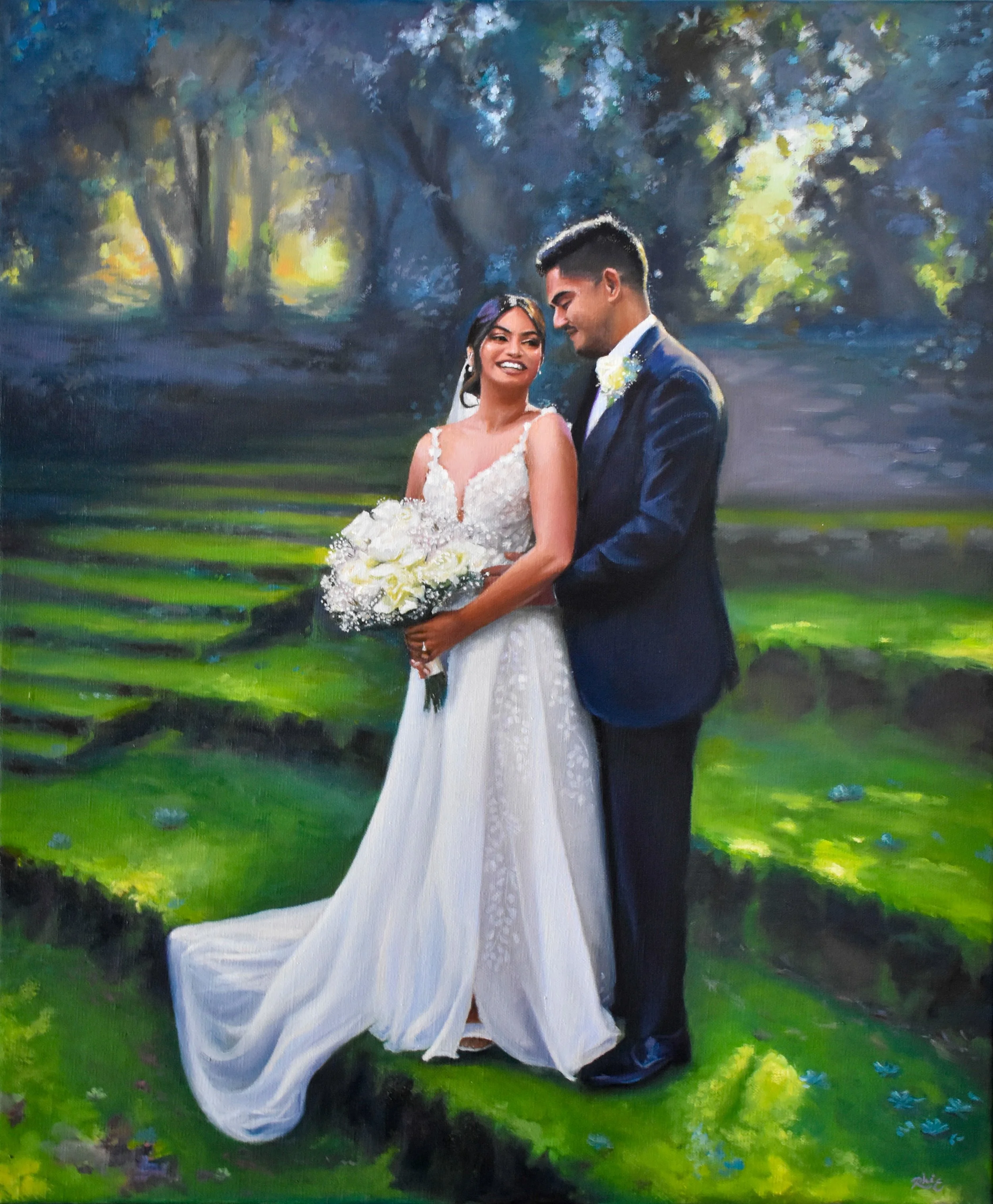Fairytale wedding painting- Tatra Receptions