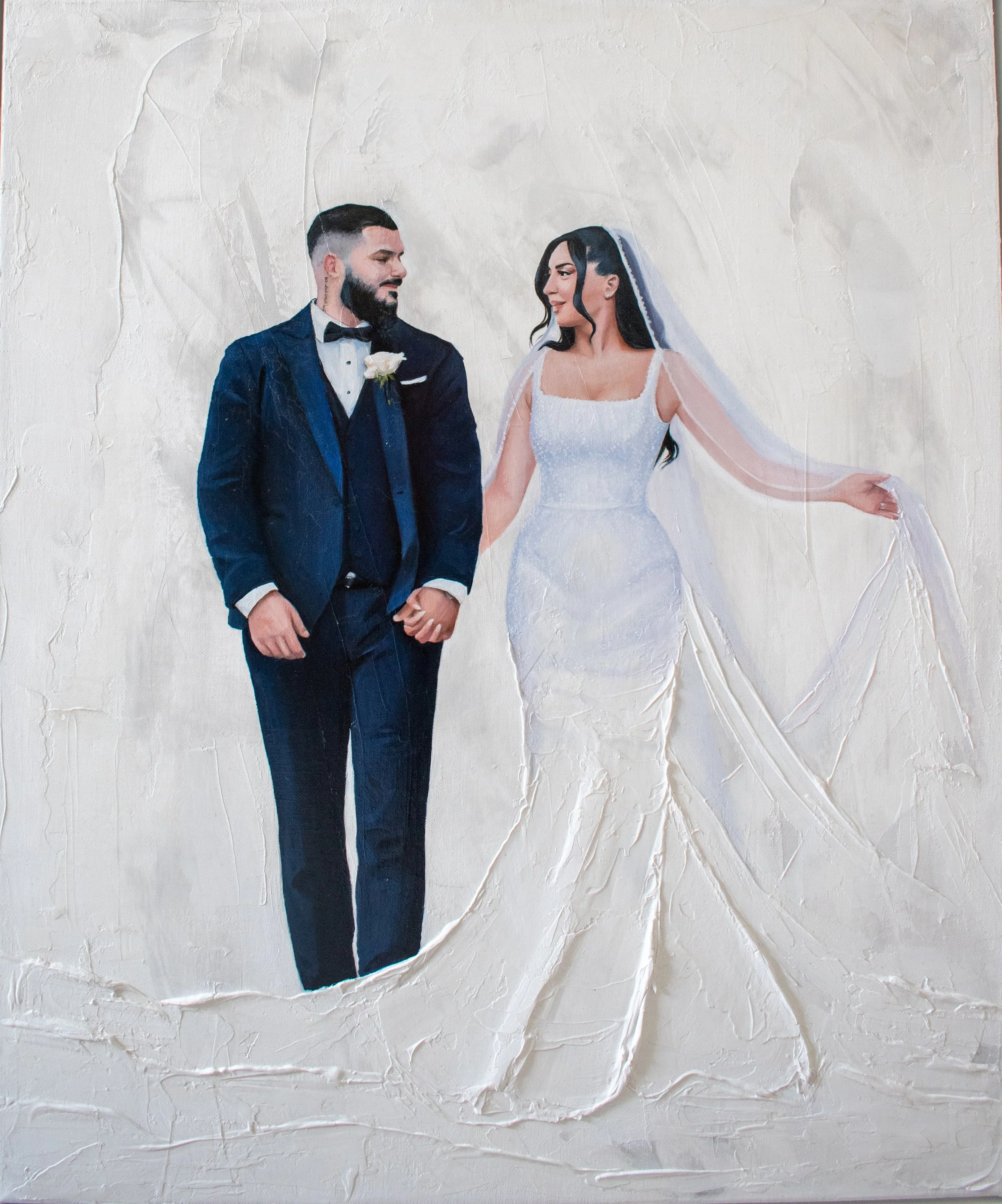 Sheniz & Salih | Private Property | Live Wedding Painting