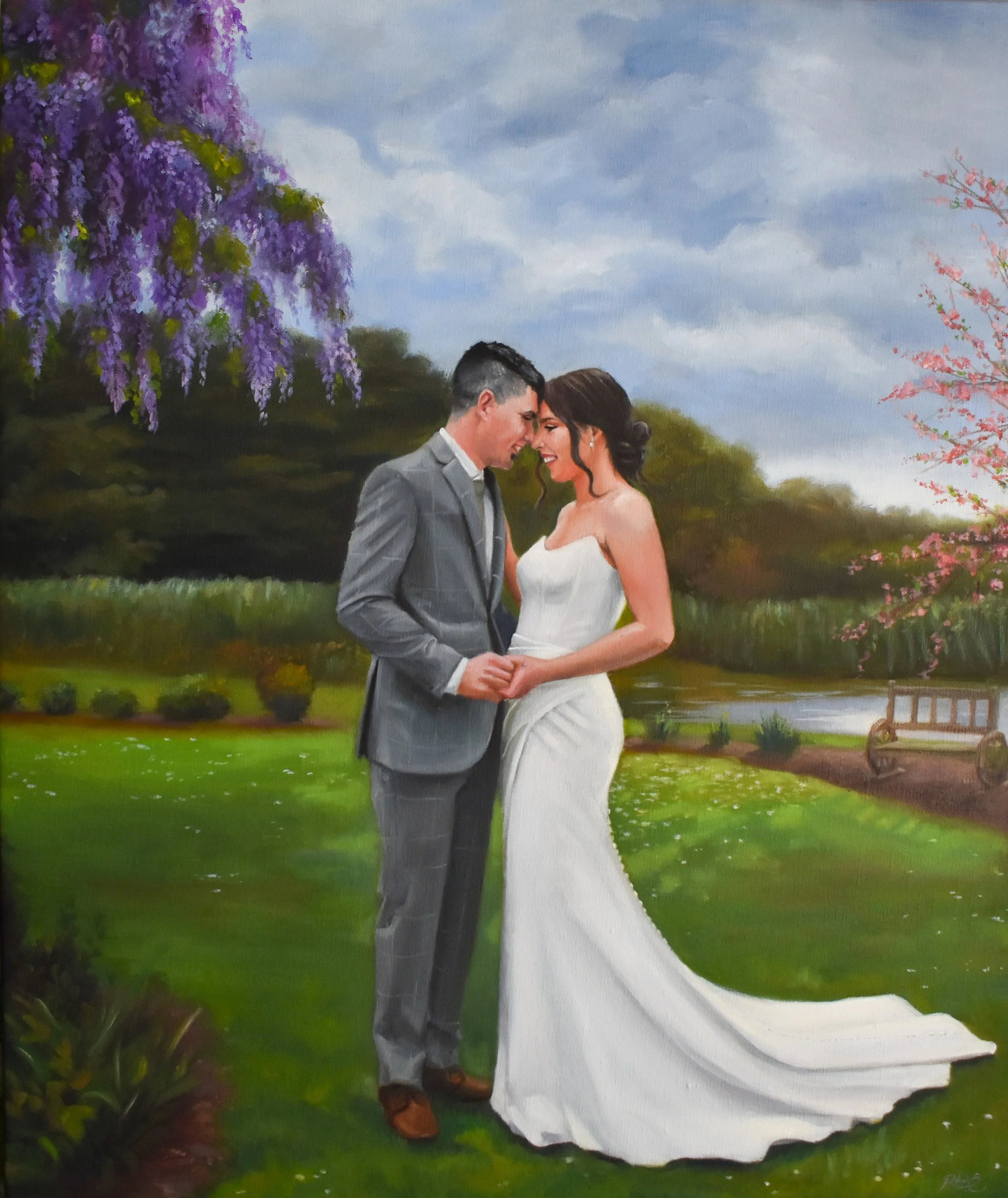 Taila & Ben | Immerse | September 2025 | Live Wedding Painting