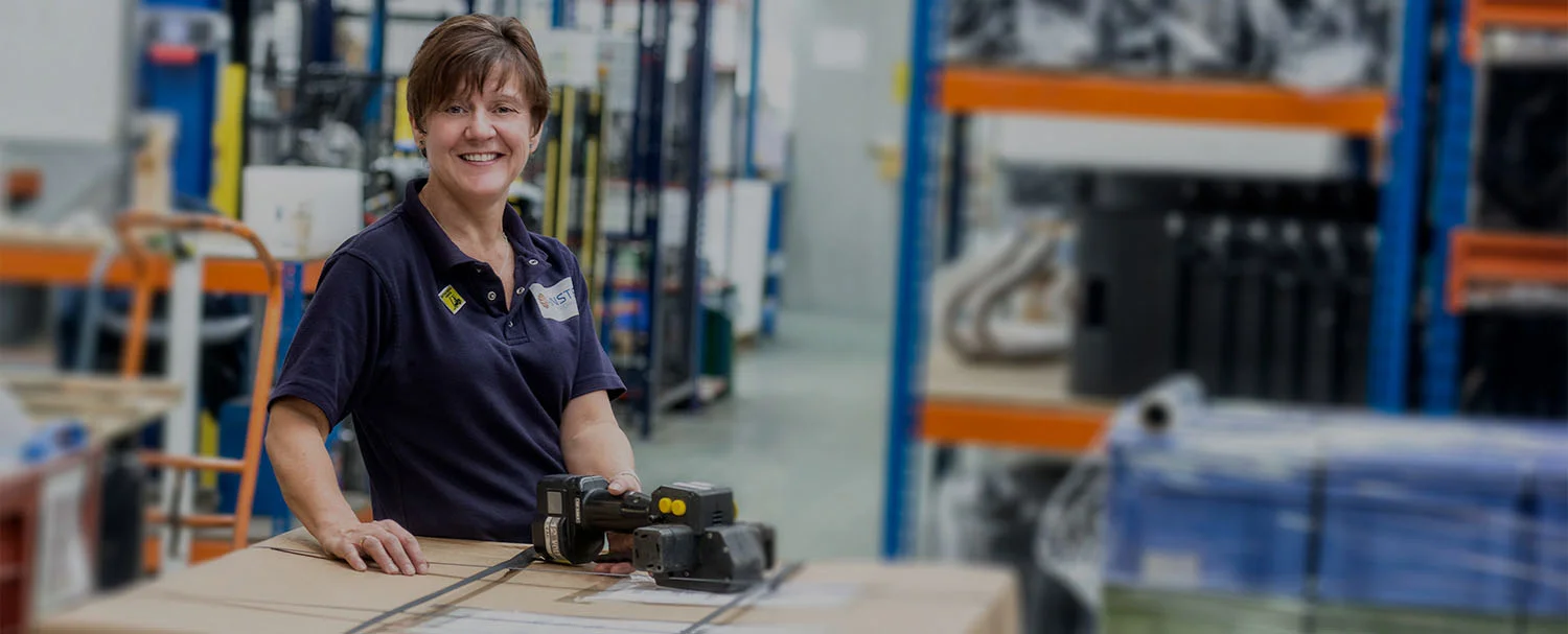 Anstee Coil operative working at our UK manufacturing facility.