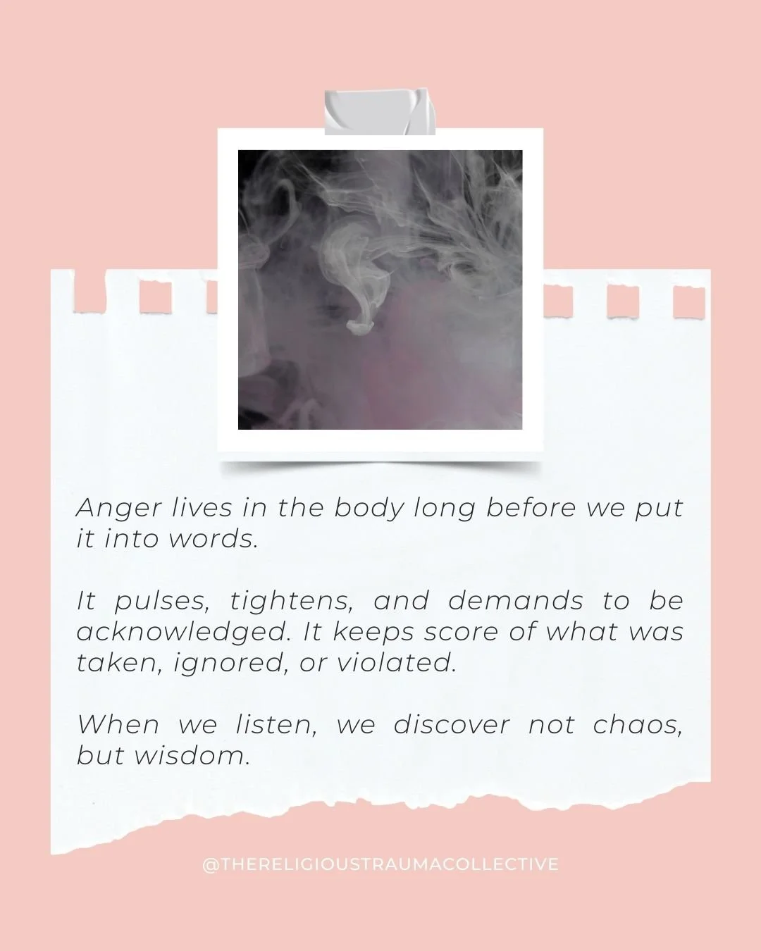 We often hear &ldquo;anger is bad,&rdquo; especially in faith spaces where it was framed as sinful or rebellious. 

But anger is your body&rsquo;s response to harm and injustice. And yes, sometimes, given what&rsquo;s happening in the world or what y