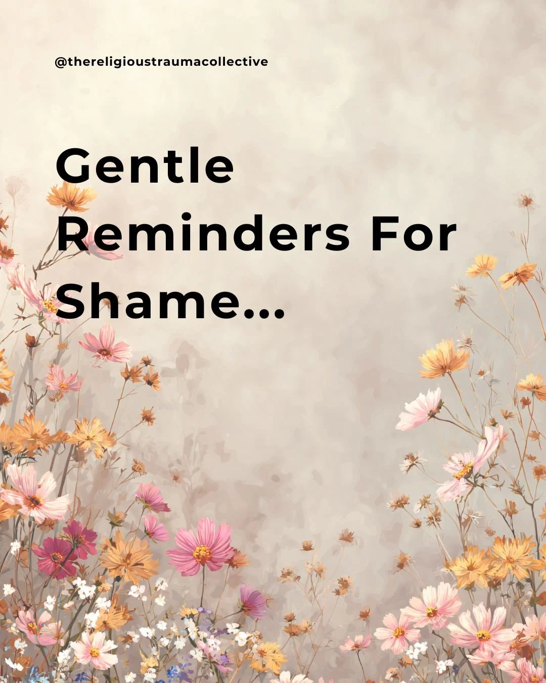 Shame has a way of making us feel like we shouldn&rsquo;t take up too much space. And when we&rsquo;ve experienced harm in faith spaces, this message can feel carved into our bones. 

You may have learned early that being &ldquo;good&rdquo; meant bei