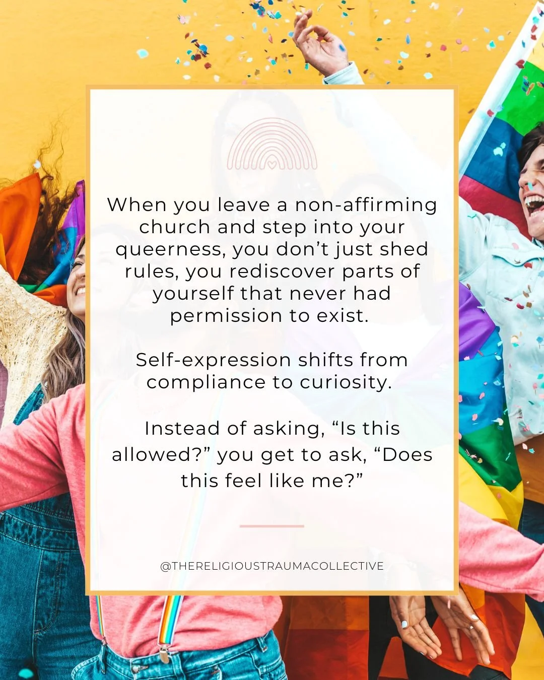 There&rsquo;s a strange kind of tenderness in learning your own edges again after years of living in a shape that wasn&rsquo;t yours.

🧡 Maybe it&rsquo;s the clothes you were afraid to wear.
💙 Maybe it&rsquo;s the softness or boldness you spent yea