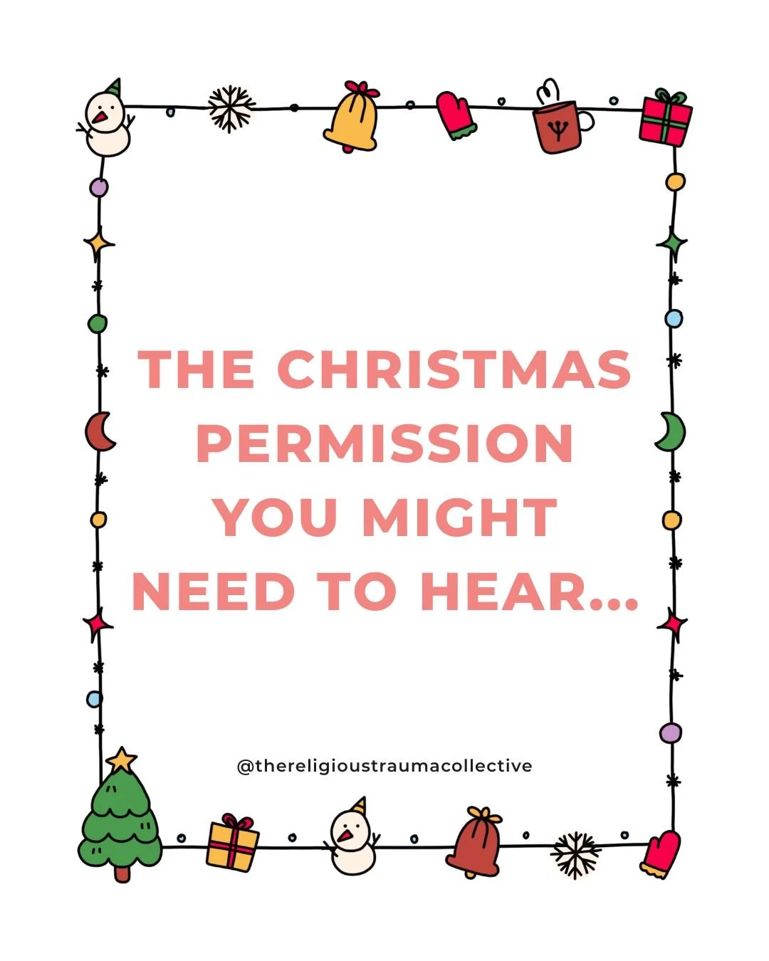 You grew up with rules, expectations, and scriptures weaponised as emotional handcuffs. So, this year, instead of pressure and performance, I would like to extend an invitation to give yourself permission. Gentle, sarcastic, compassionate, grounded p