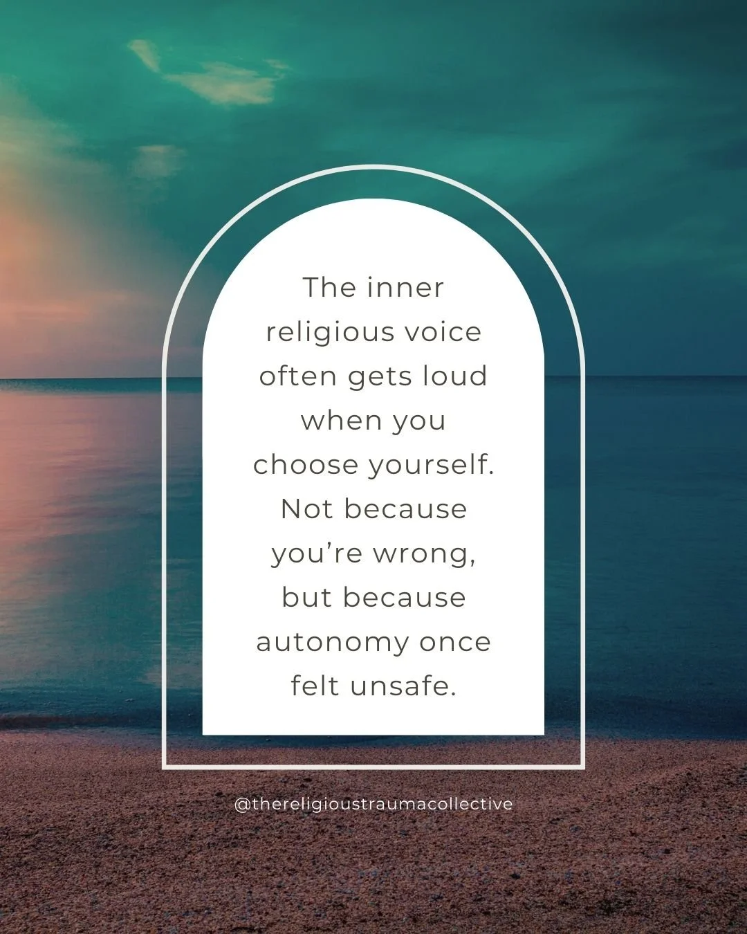 Internal religious voices persist because trauma lives in the body, not just in belief. When rules, warnings, and moral expectations were paired with fear or shame, the brain encoded them as threat. 

Even after leaving a religious environment, the b