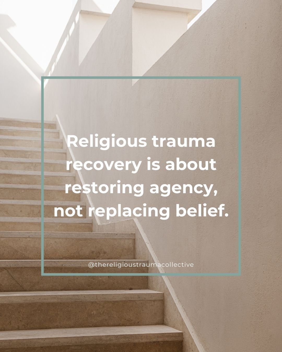 Healing from religious trauma doesn&rsquo;t require you to become atheist, spiritual, or anything in particular.

It requires choice.

Some people leave religion entirely. Some rebuild a personal spirituality. Some stay within their faith while radic