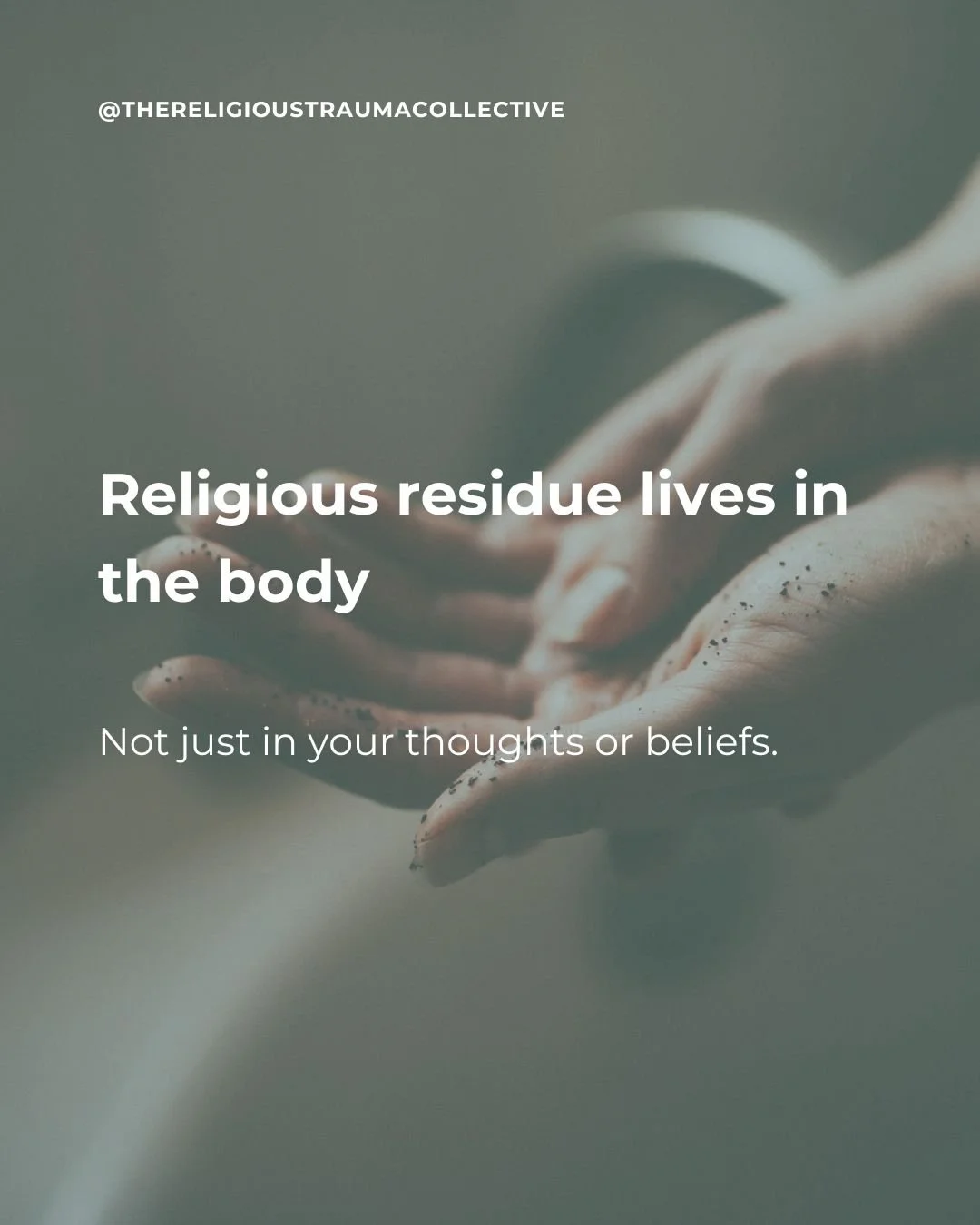 Religious trauma isn&rsquo;t only something you &ldquo;think about.&rdquo; It&rsquo;s something your body remembers.

In high-control religious environments, survival often depends on reading the room, staying approved of, and avoiding anything that 