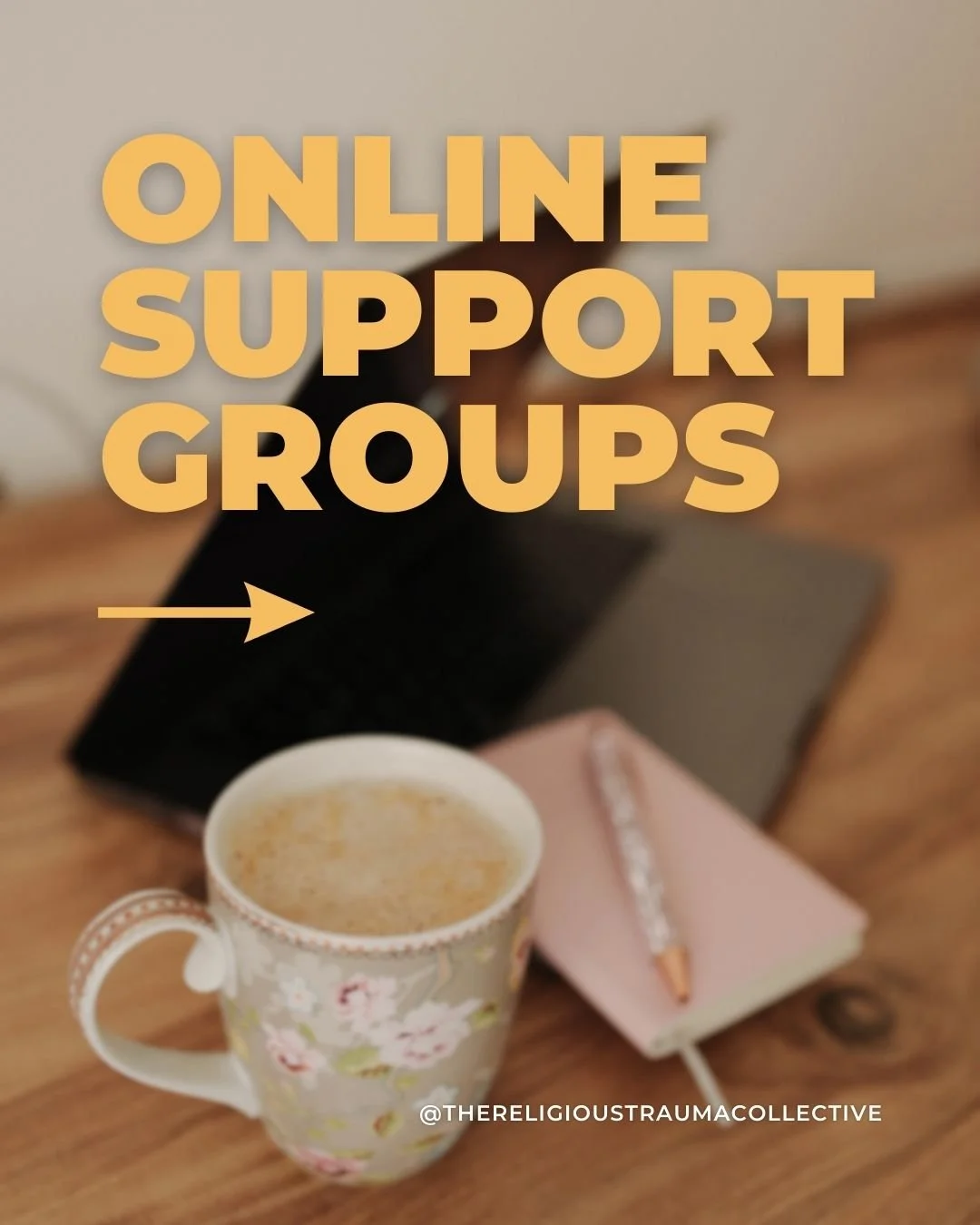 Did you know that The Religious Trauma Collective run support groups?!

Sam, Elise &amp; Jane each be run a group all with the same structure but different focuses.

💛 Sam = LGBTQIA+ focus 
🌱 Elise = High-control/cultic focus
🦋 Jane = Nervous syst