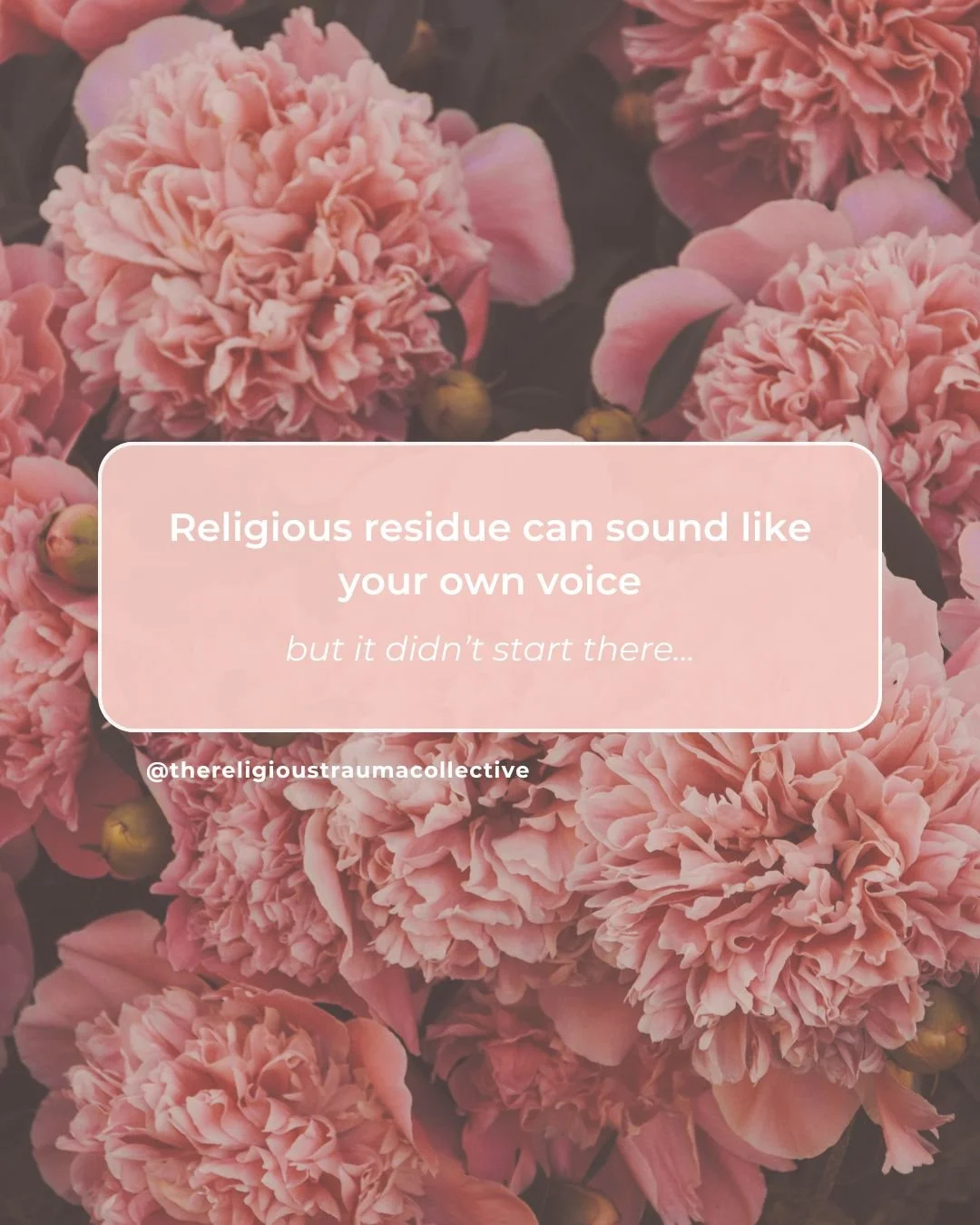 One of the most disorienting parts of leaving a high-control religious environment is realising how much of the system followed you internally. ❤️&zwj;🩹

Not as beliefs you consciously agree with, but as a voice.

A voice that comments on your choic