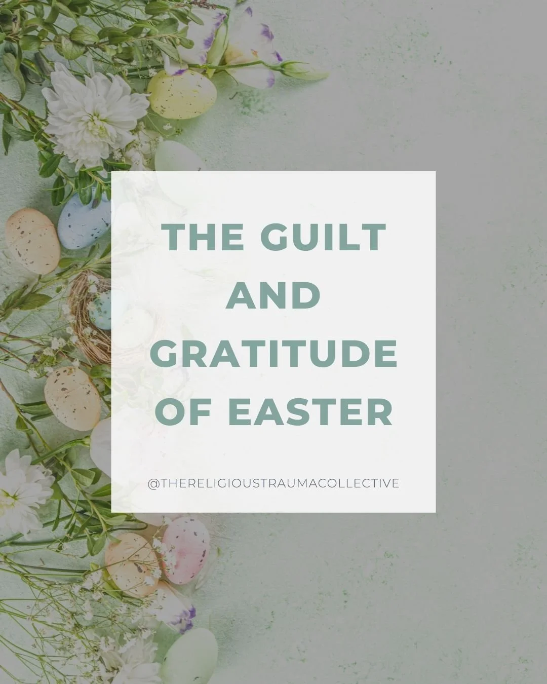 Easter can carry a very specific kind of weight and a lot of people don&rsquo;t realise why.

Because it wasn&rsquo;t just a story about love or sacrifice. It was a message your nervous system had to make sense of; that someone suffered because of yo