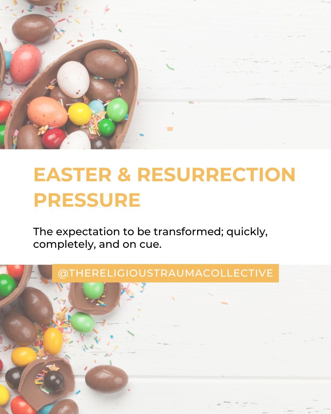 Easter messages often focus on transformation.

Death to life.
Darkness to light.
Brokenness to restoration.

For many people, this imagery is meaningful. But for survivors of high-control religious environments, it can also echo a familiar pressure: