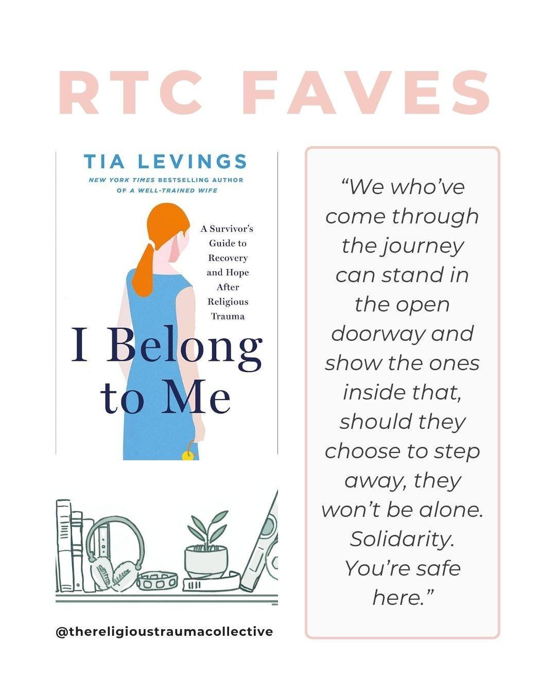 I Belong To Me: A Survivor's Guide to Recovery and Hope After Religious Trauma - Tia Levings 

🌟🌟🌟🌟🌟

Tia Levings' I Belong to Me is a survivor's guide grounded in both lived experience and genuine therapeutic framework. It's structured around t