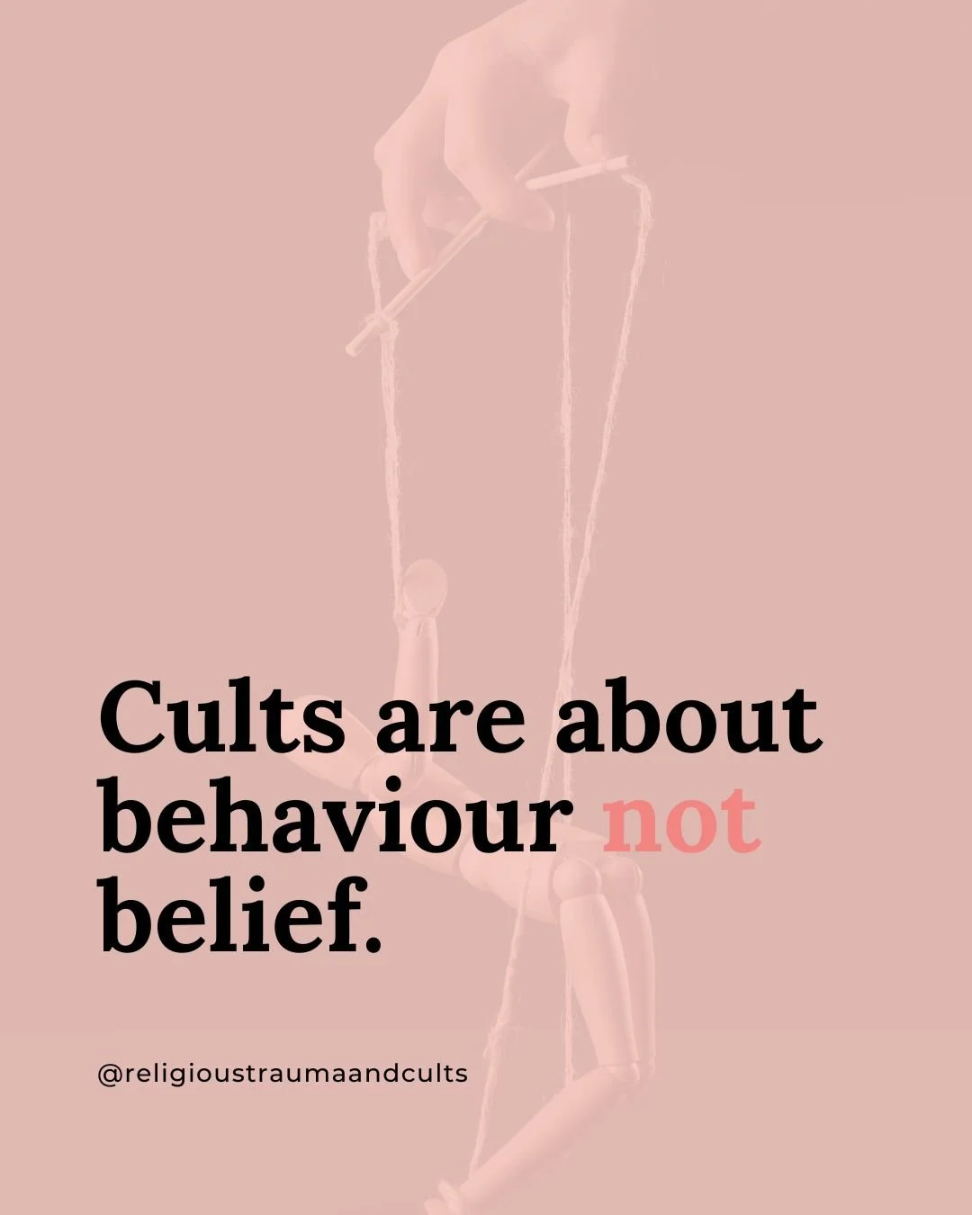 One of the most persistent misconceptions about cults and high-control groups is that they're defined by what they believe.

They're not. They're defined by what they do.

This distinction matters enormously because it's the reason so many survivors 